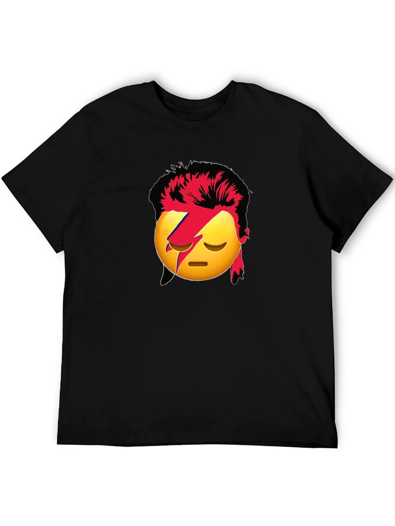 Emoji Bowie T-Shirt - Rock & Pop Culture Tee