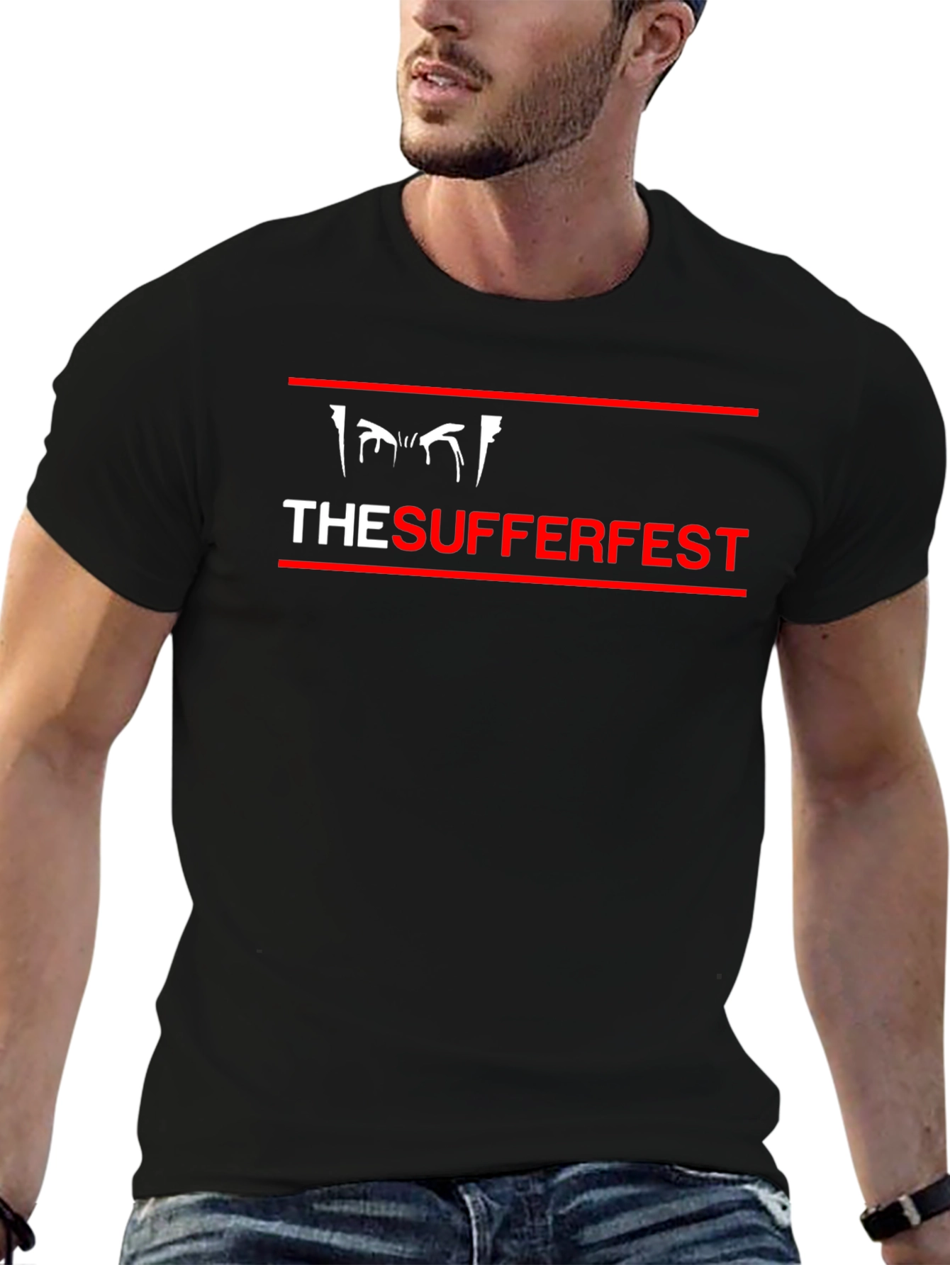 The Sufferfest Black Graphic T-Shirt