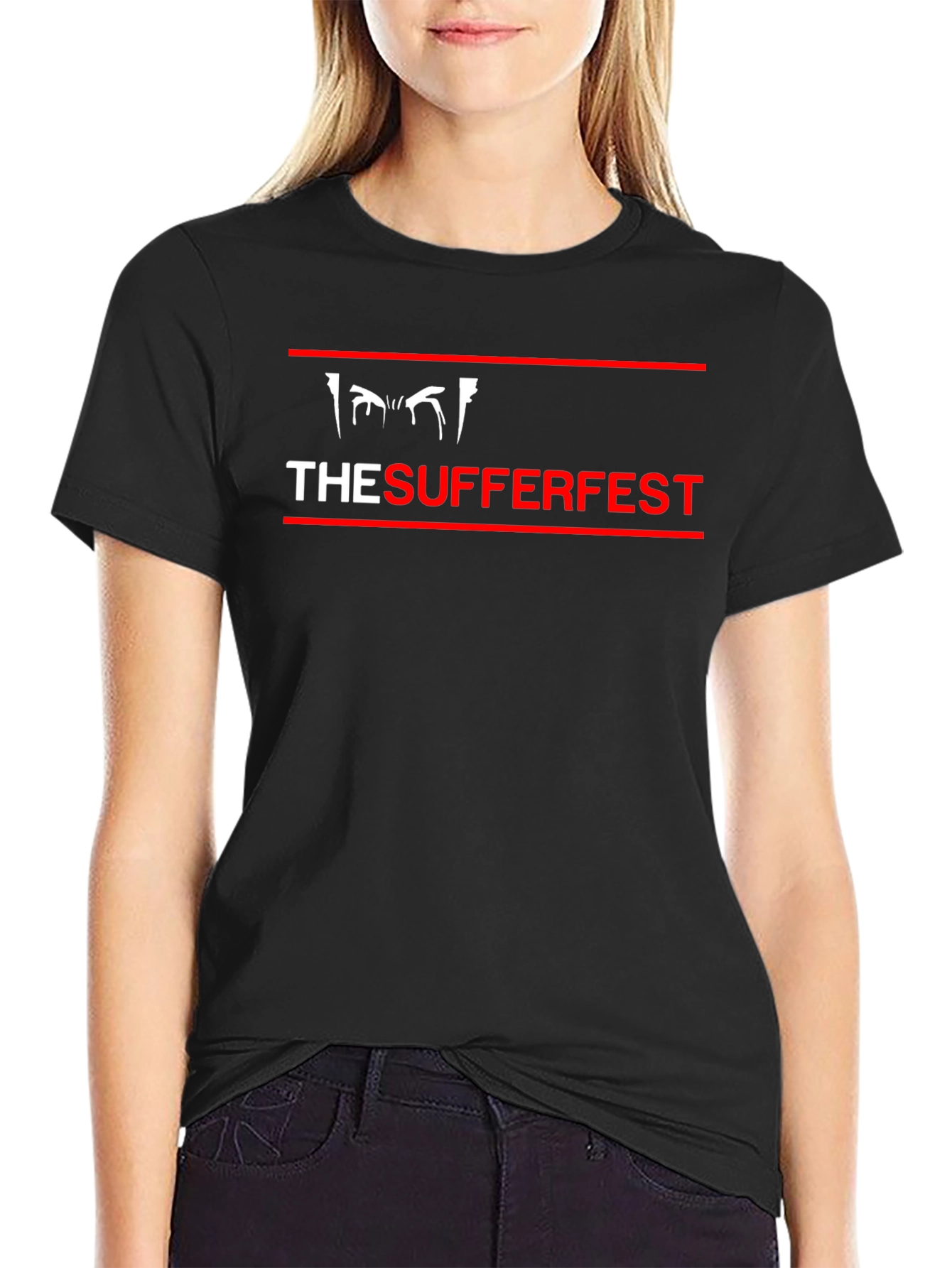 The Sufferfest Black Graphic T-Shirt