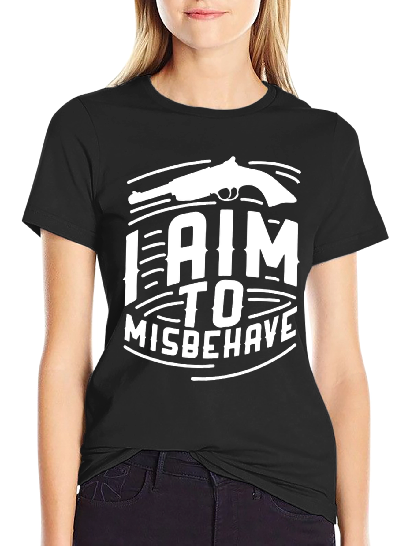 I Aim to Misbehave Graphic Tee