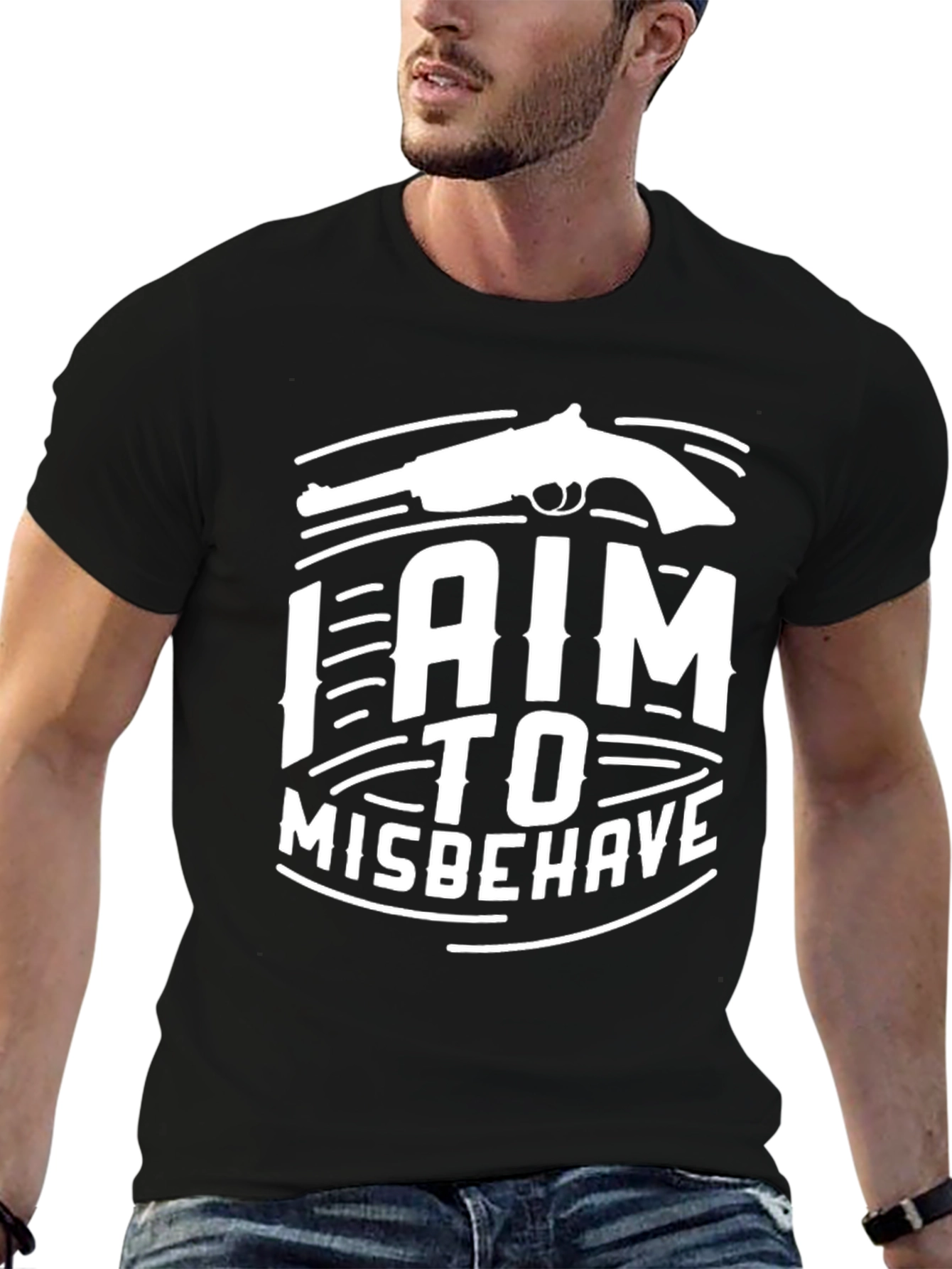 I Aim to Misbehave Graphic Tee