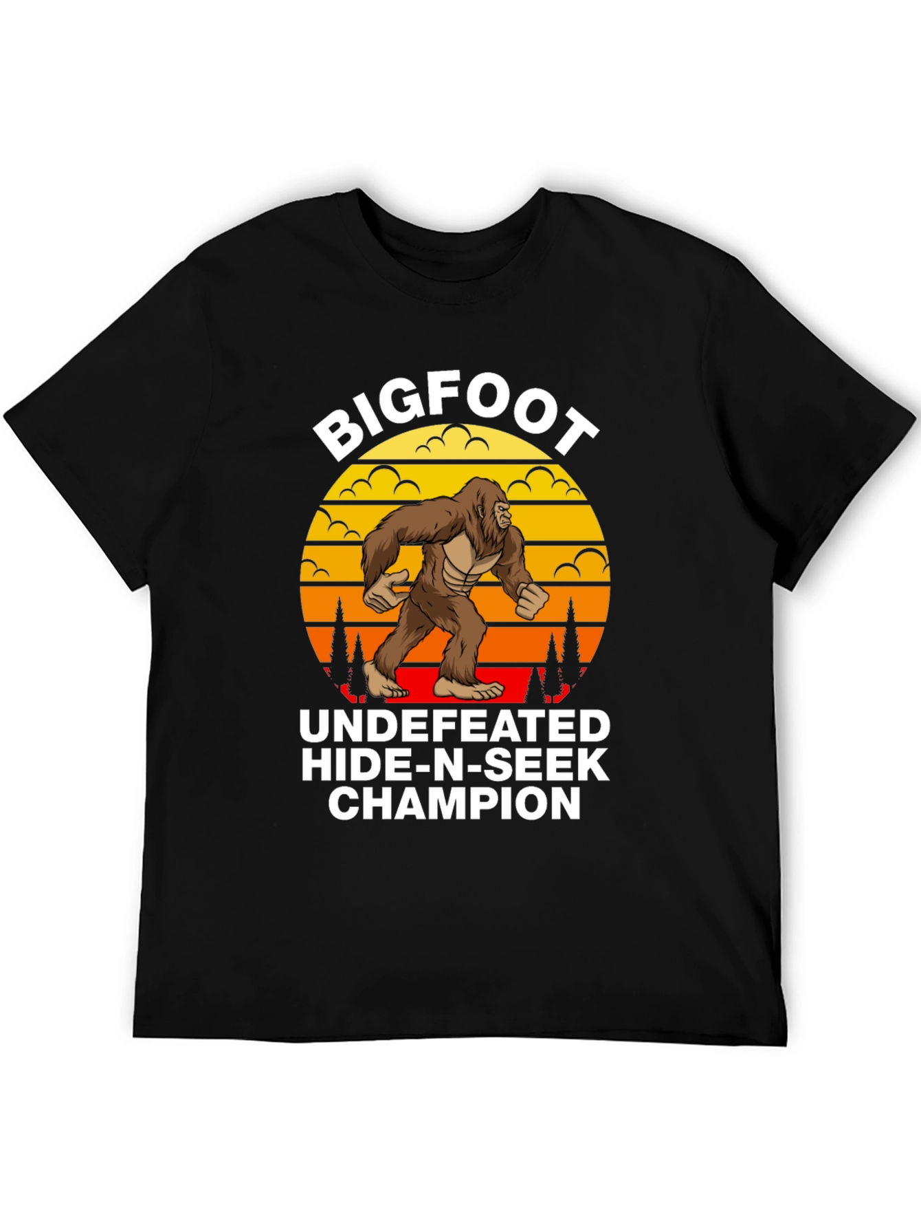 Bigfoot Hide-n-Seek Champion T-Shirt