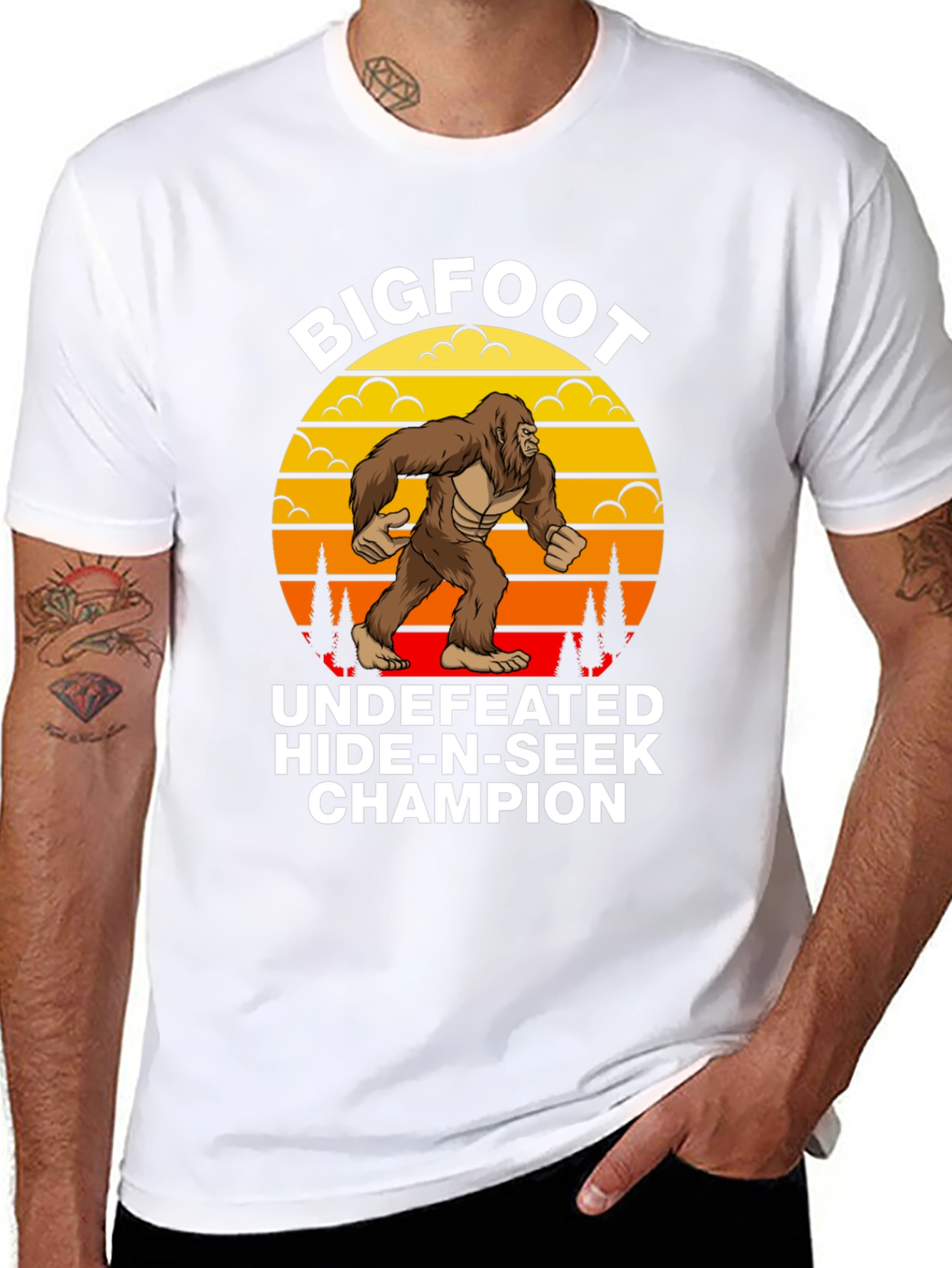 Bigfoot Hide-n-Seek Champion T-Shirt