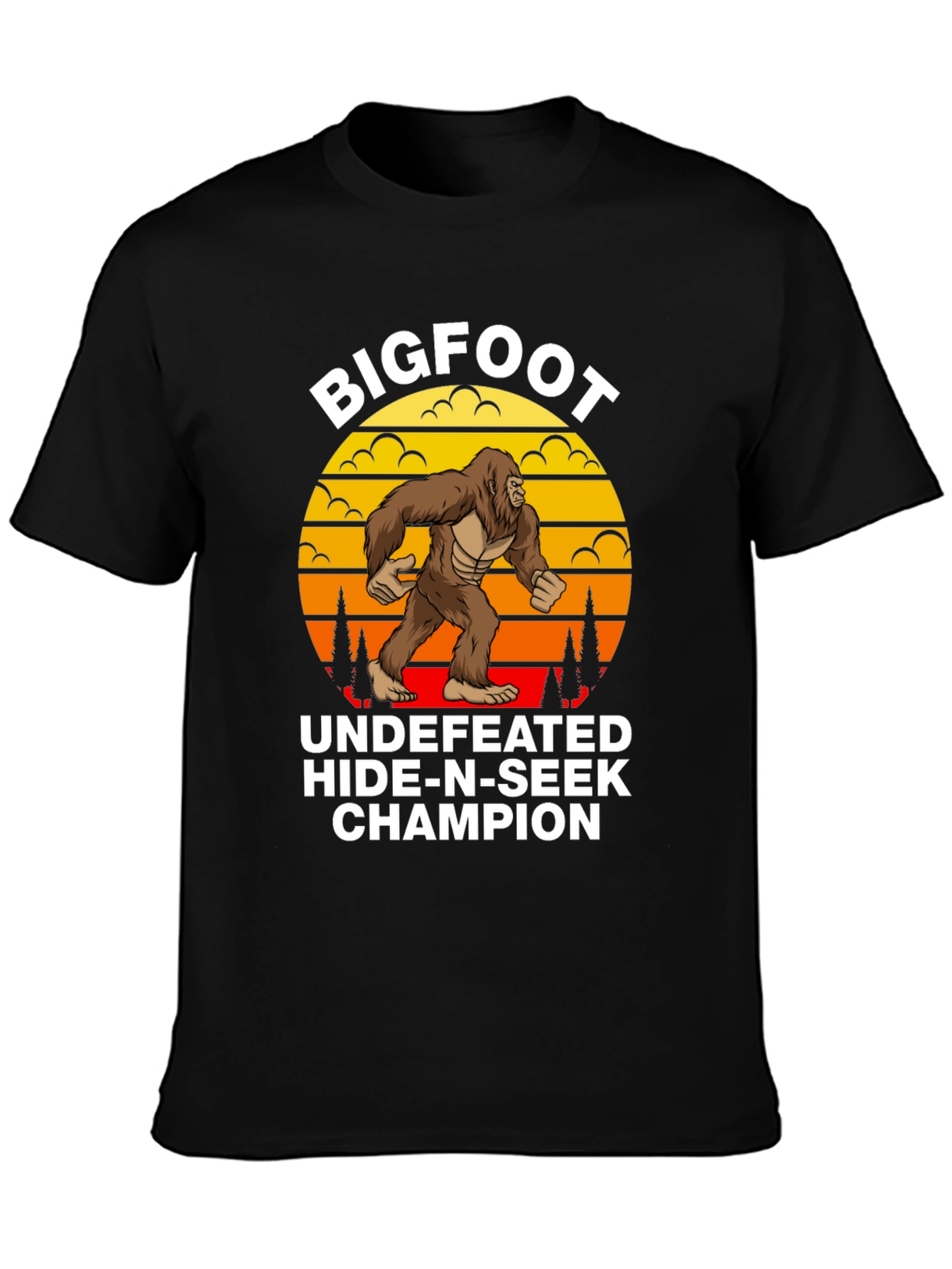 Bigfoot Hide-n-Seek Champion T-Shirt