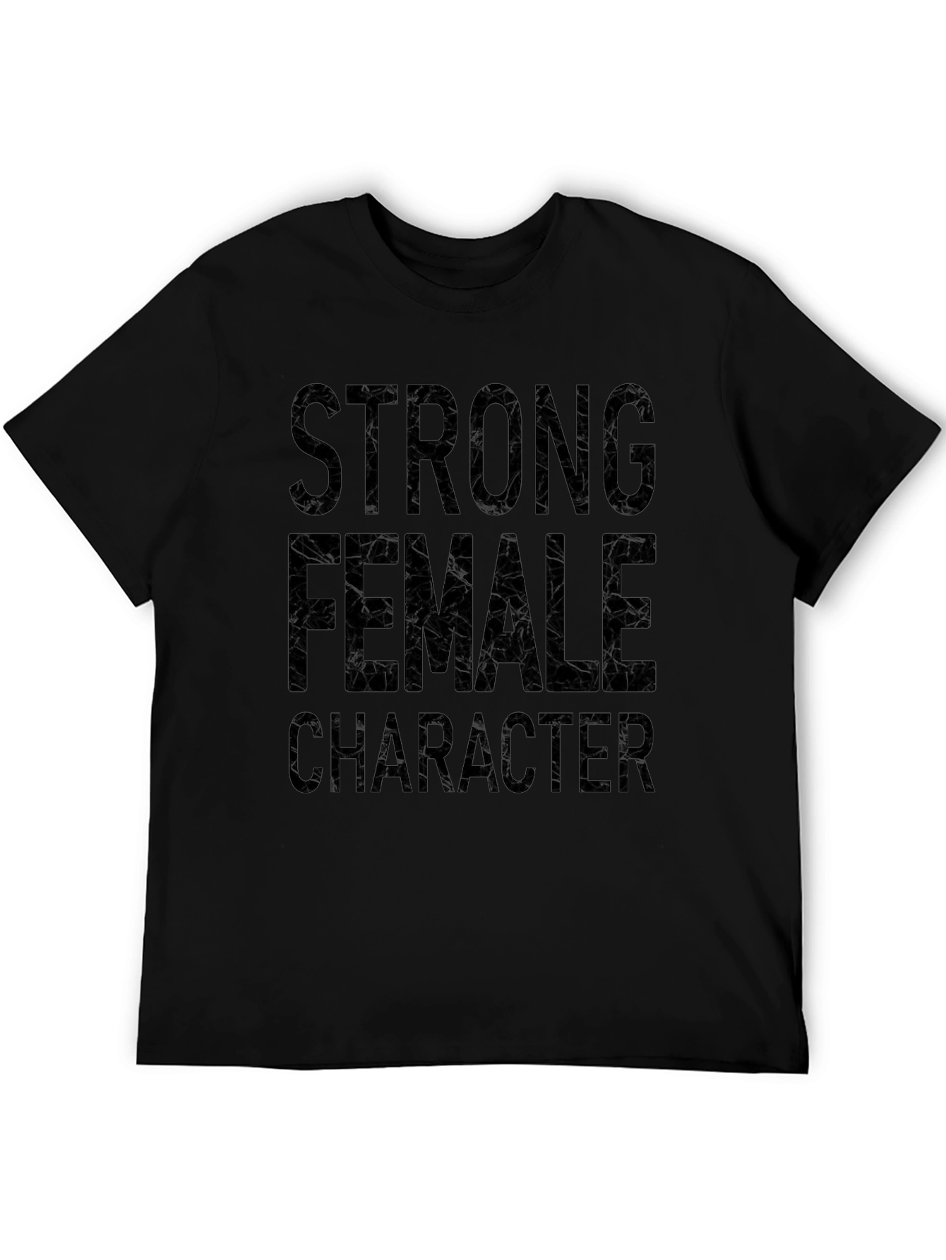 Strong Female Character Black T-Shirt