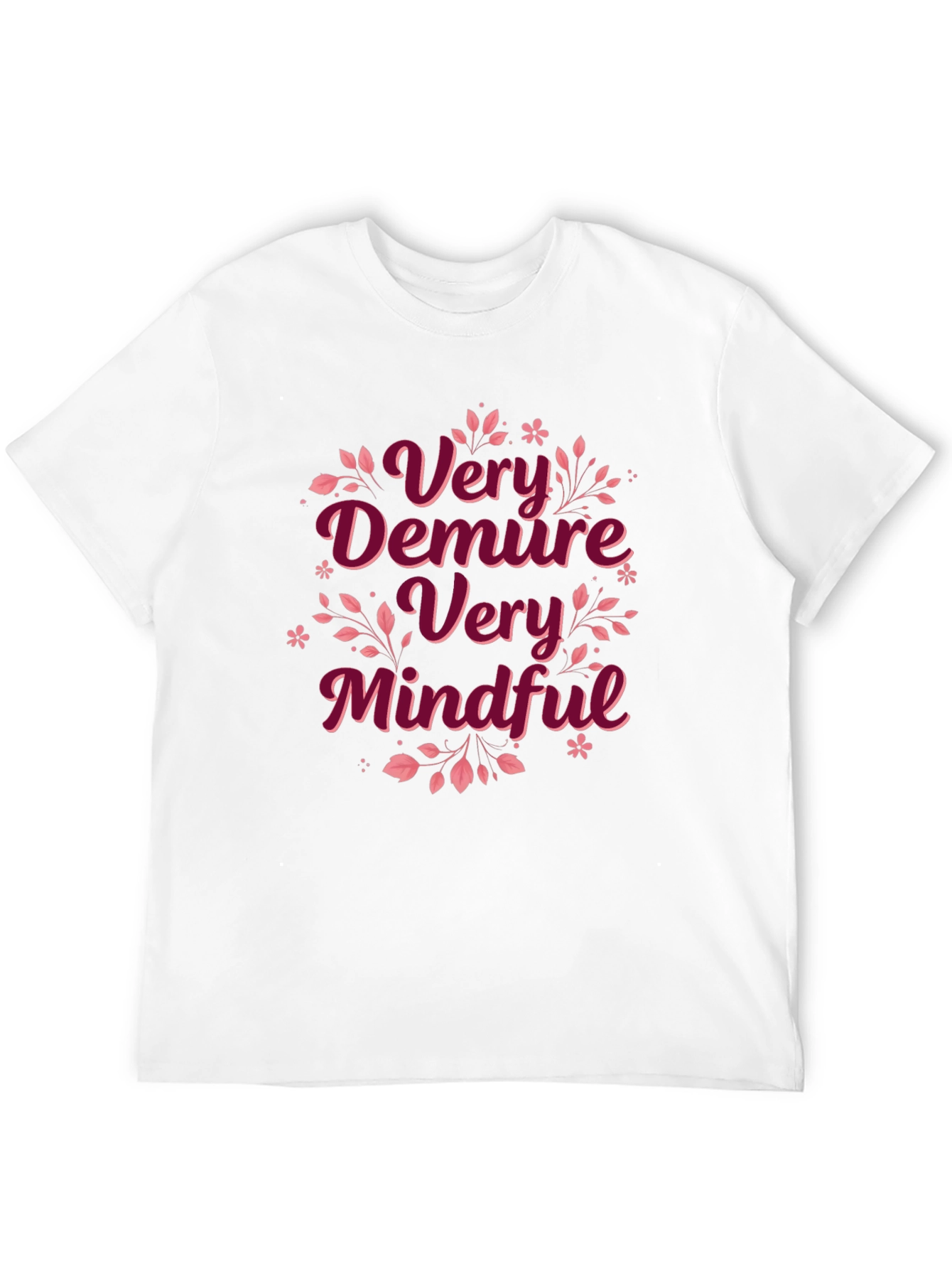 Very Demure Mindful Black T-Shirt