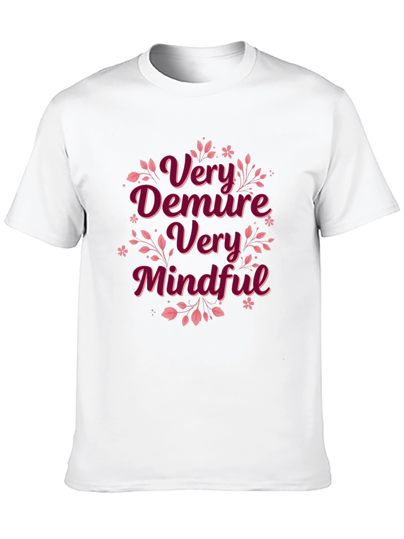 Very Demure Mindful Black T-Shirt