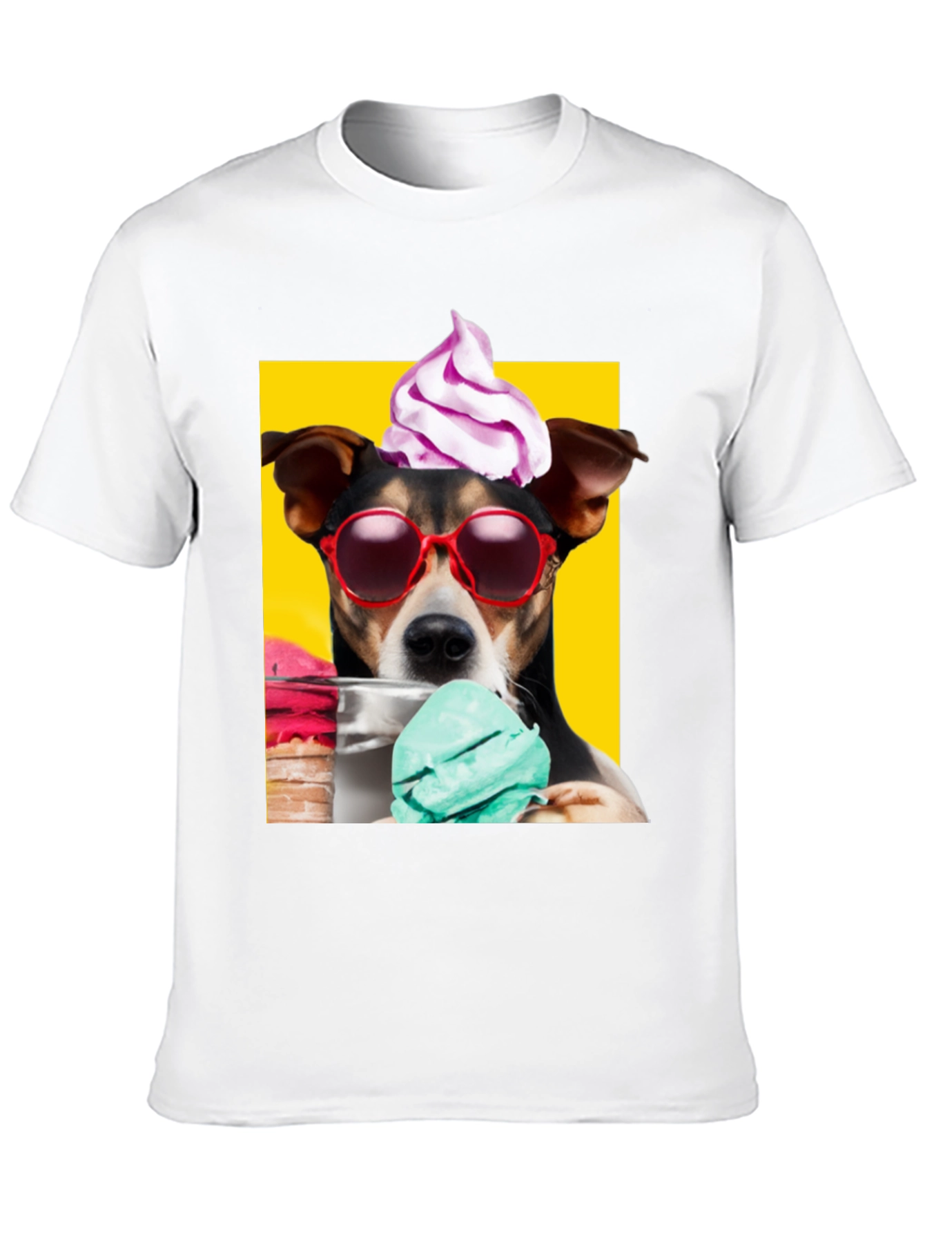 Cool Dog Ice Cream Graphic Tee