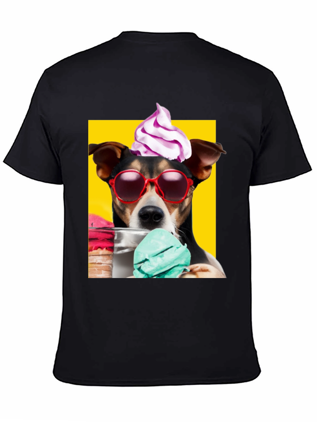 Cool Dog Ice Cream Graphic Tee