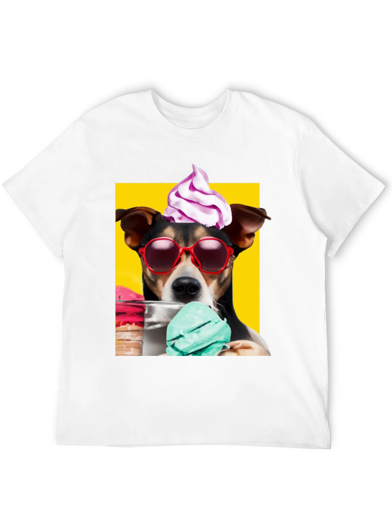 Cool Dog Ice Cream Graphic Tee