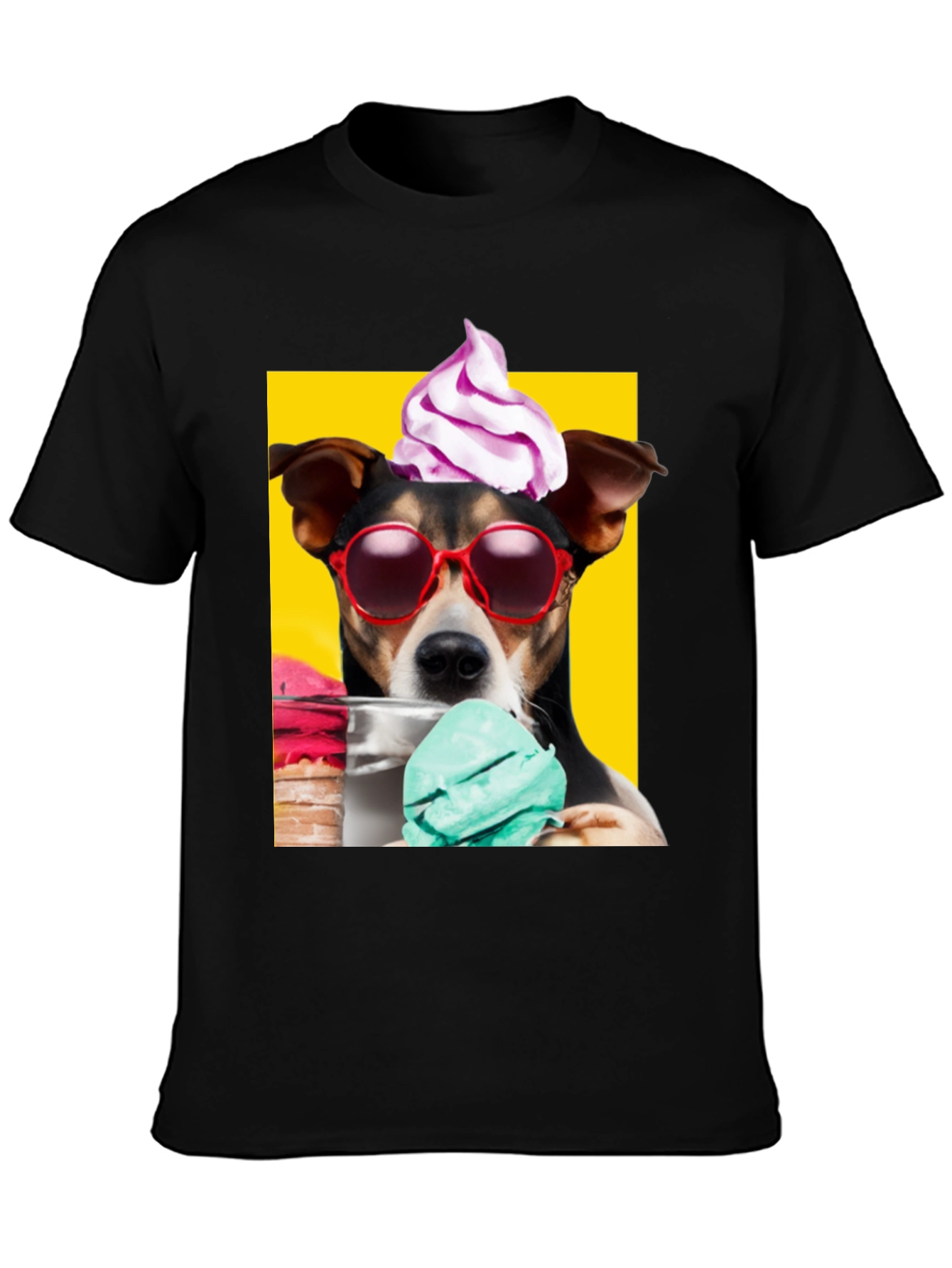 Cool Dog Ice Cream Graphic Tee