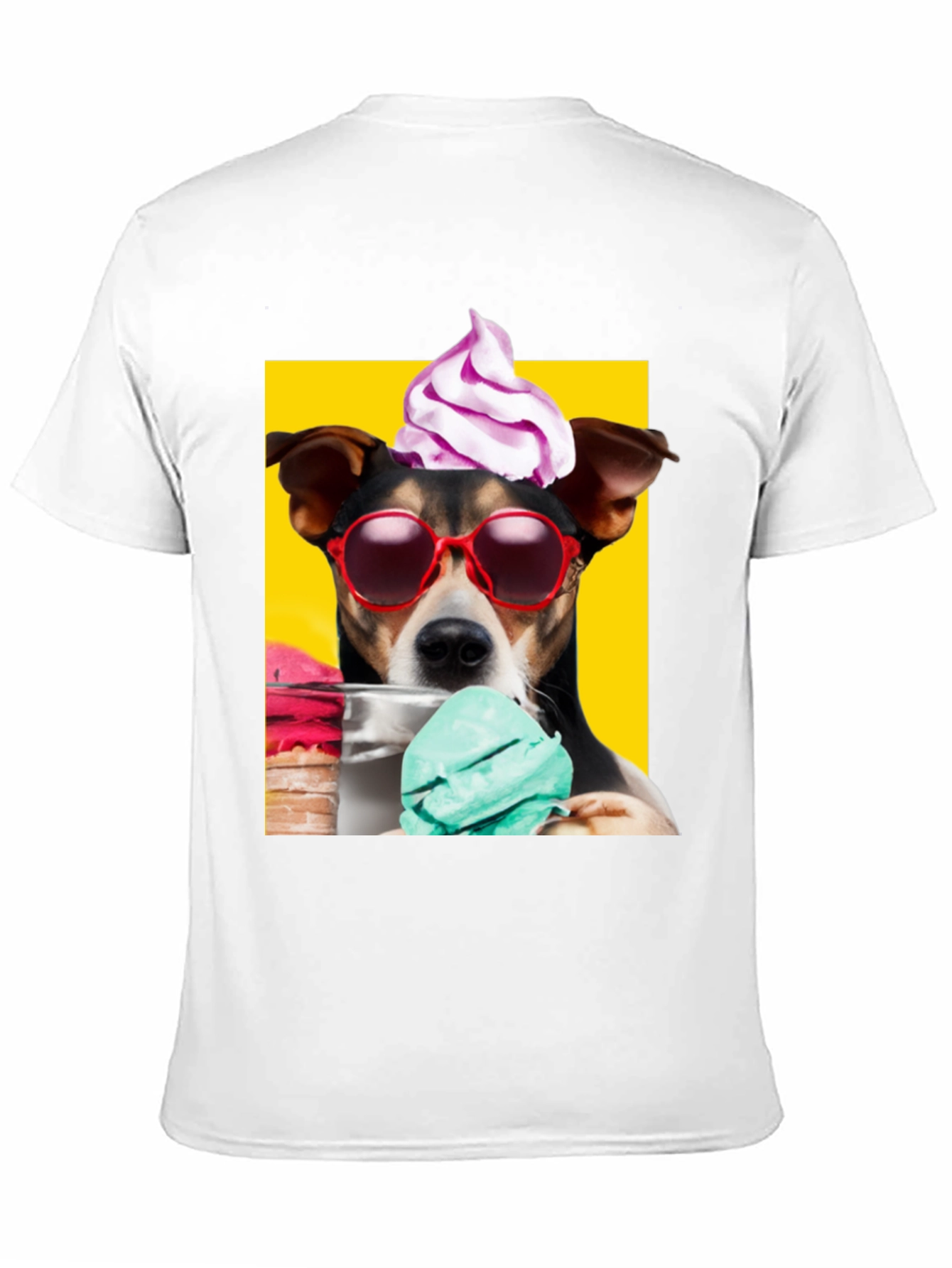 Cool Dog Ice Cream Graphic Tee