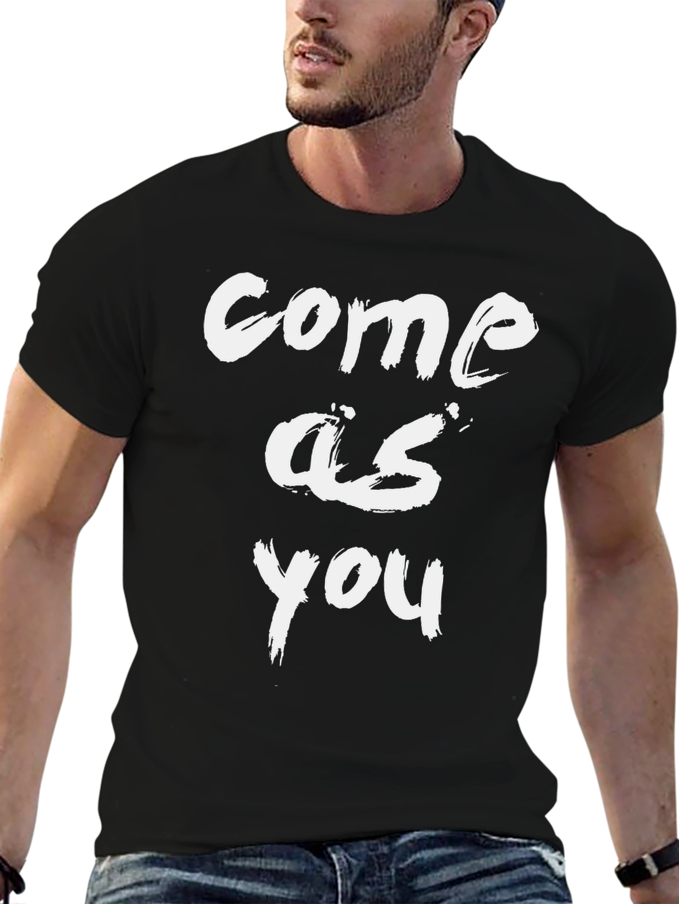 Come As You Are Black T-Shirt