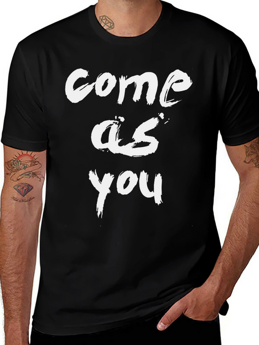 Come As You Are Black T-Shirt