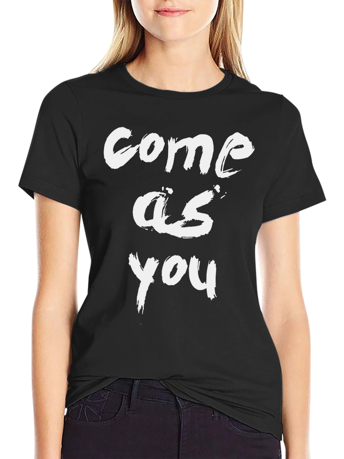 Come As You Are Black T-Shirt