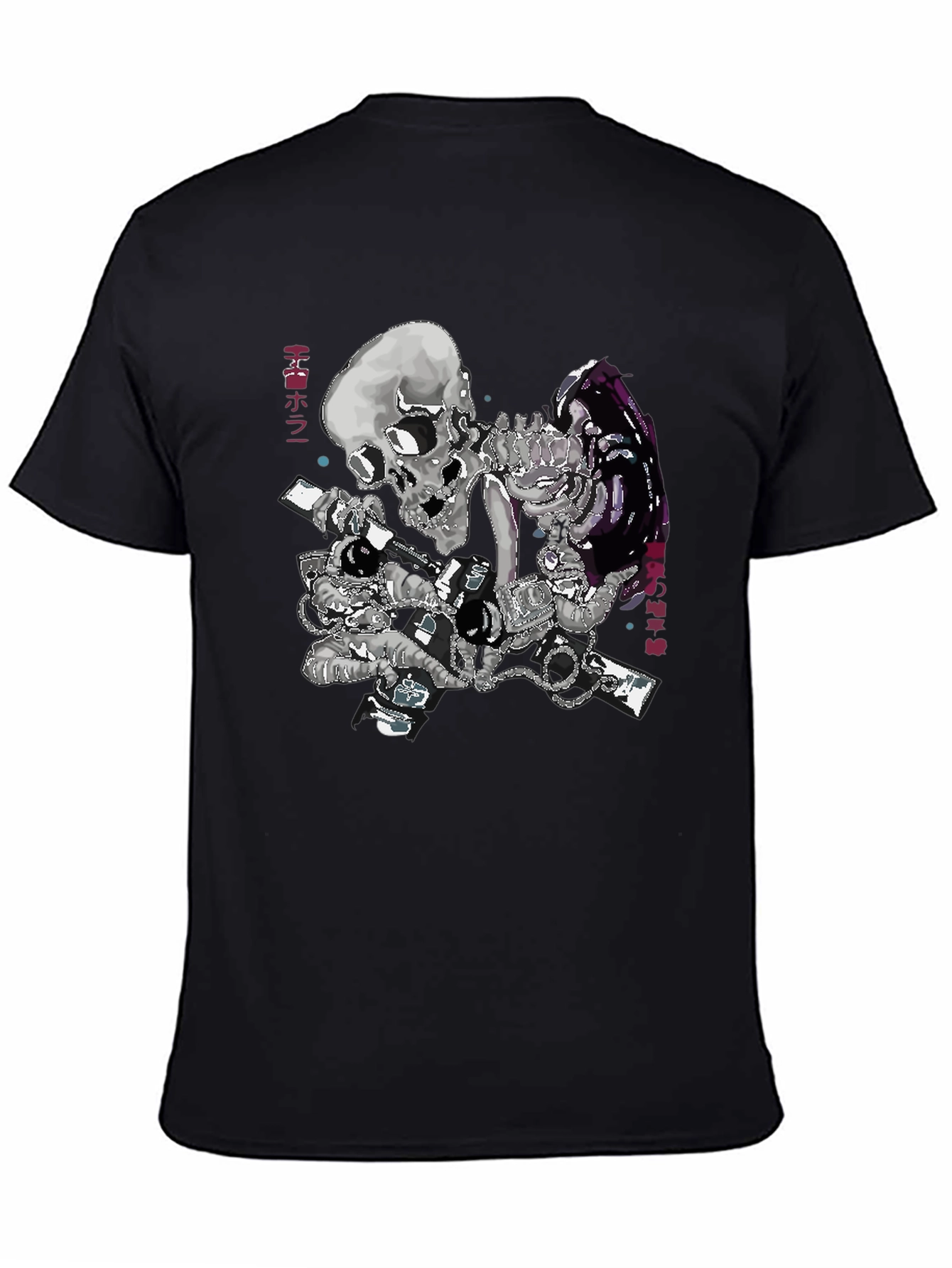 Skull Astronaut Graphic T-Shirt