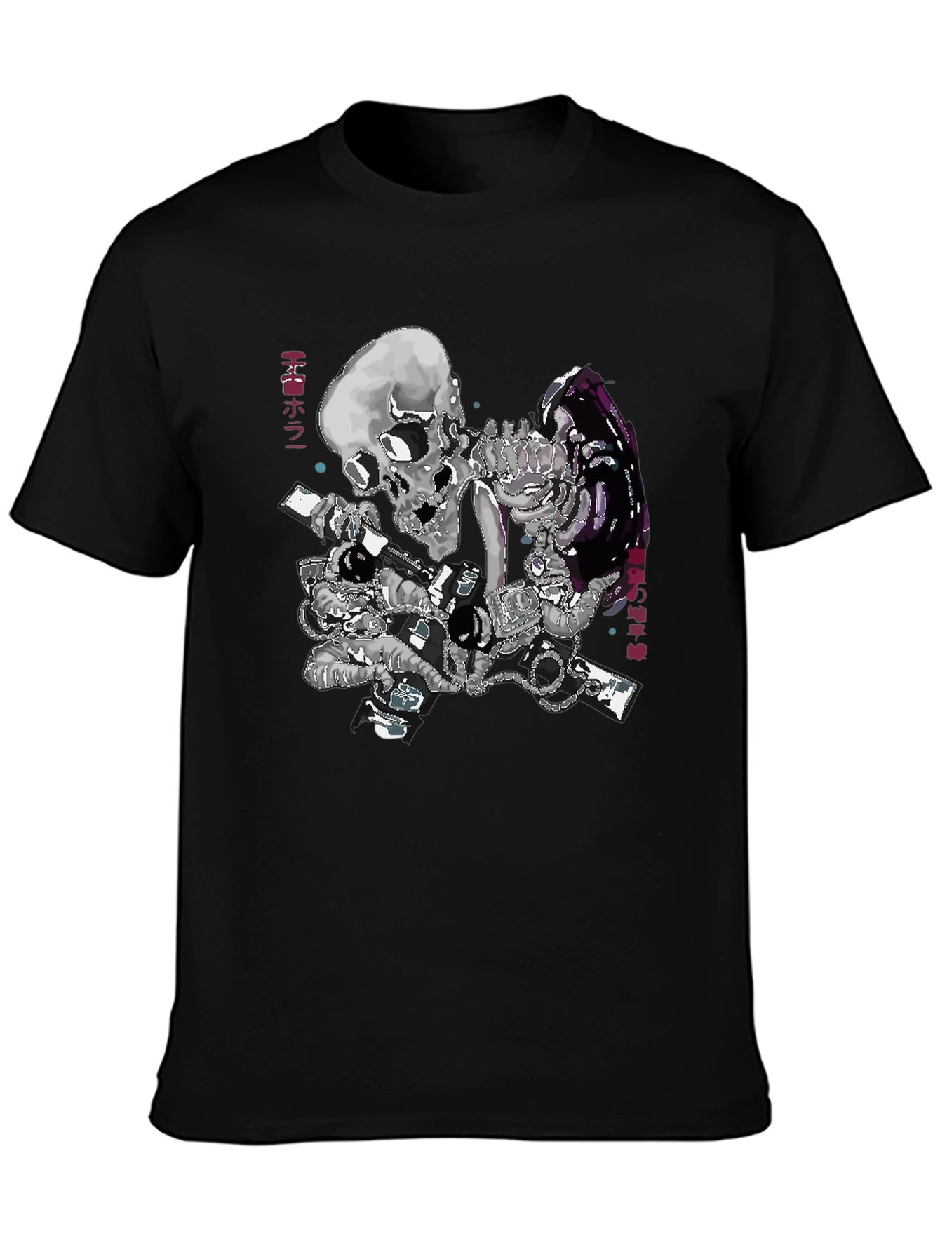 Skull Astronaut Graphic T-Shirt