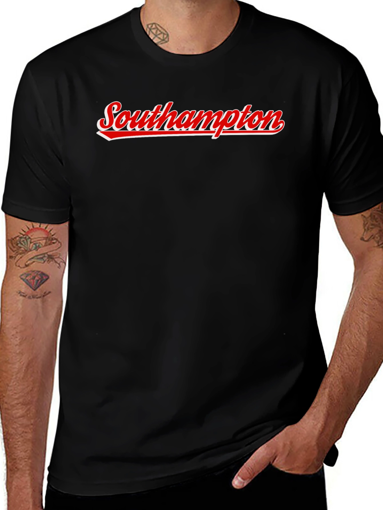 Southampton Black T-Shirt