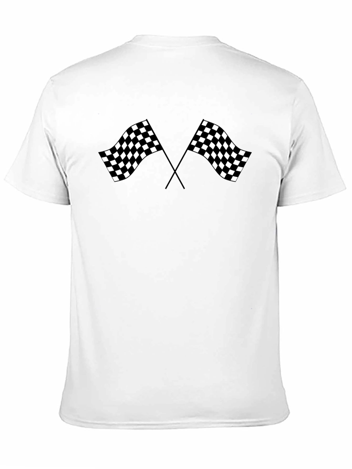 Checkered Flag T-Shirt - Racing Fan Tee