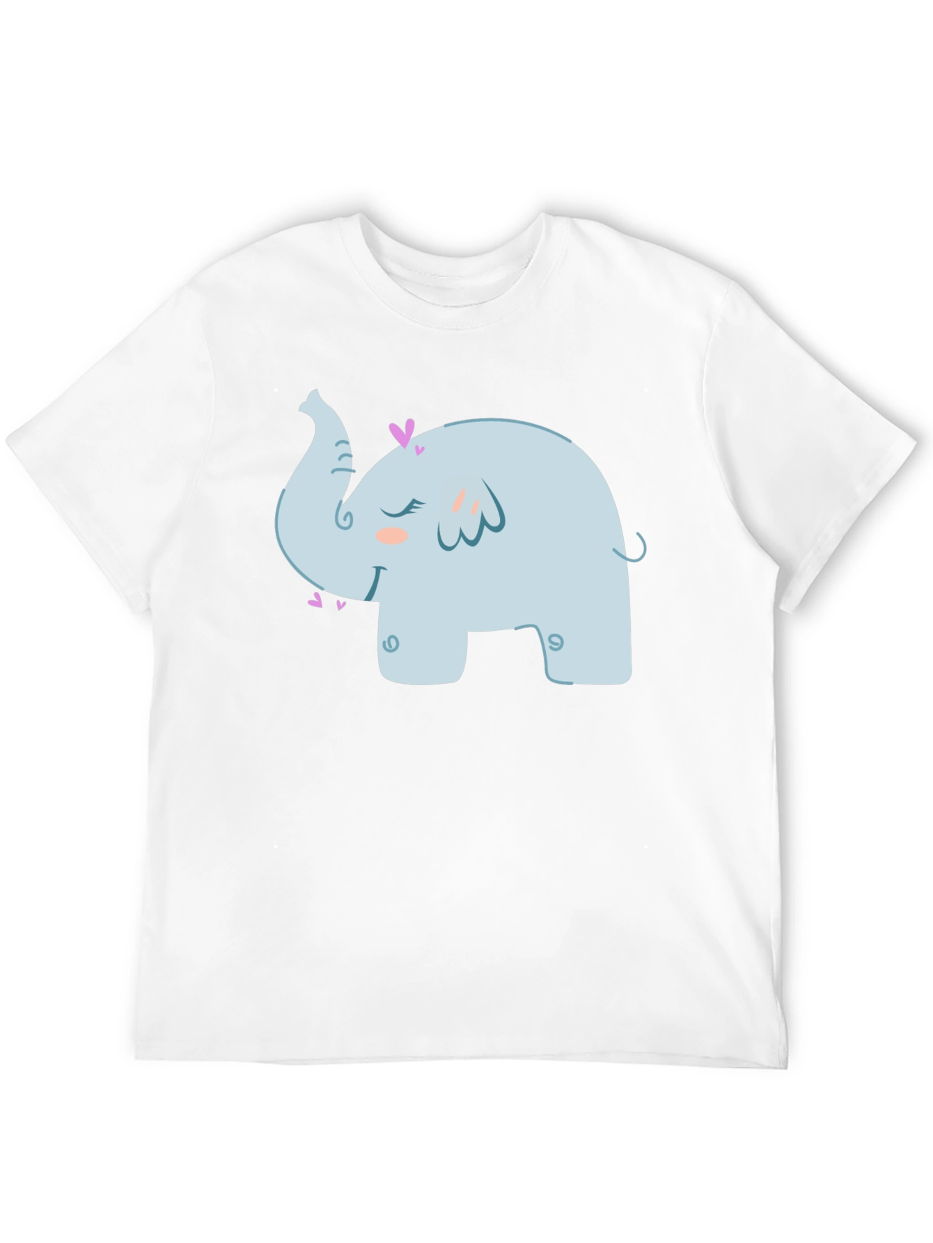 Cute Elephant Graphic T-Shirt