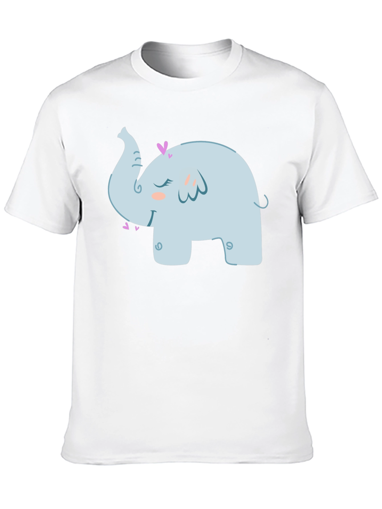 Cute Elephant Graphic T-Shirt