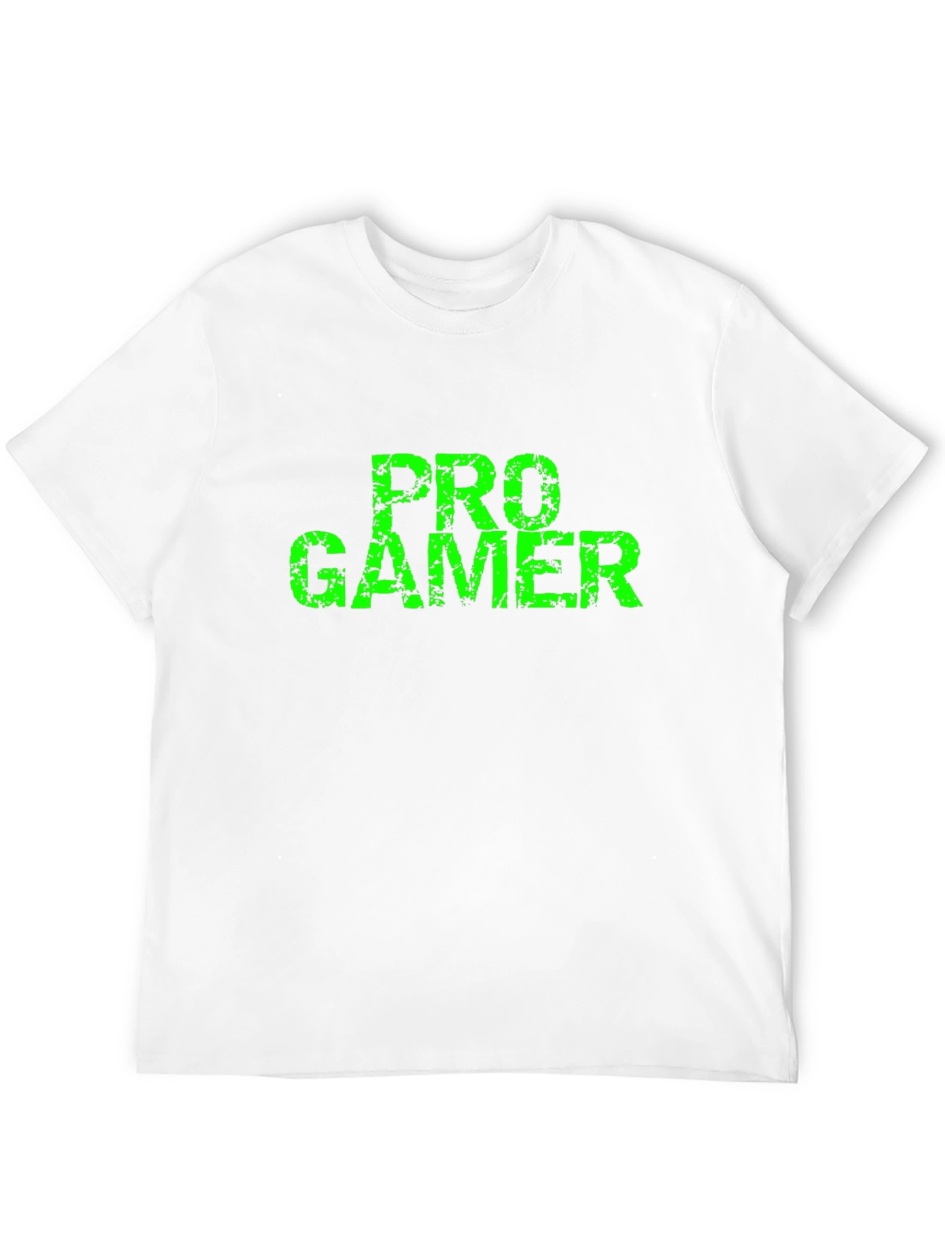 Pro Gamer Black T-Shirt - Distressed Graphic