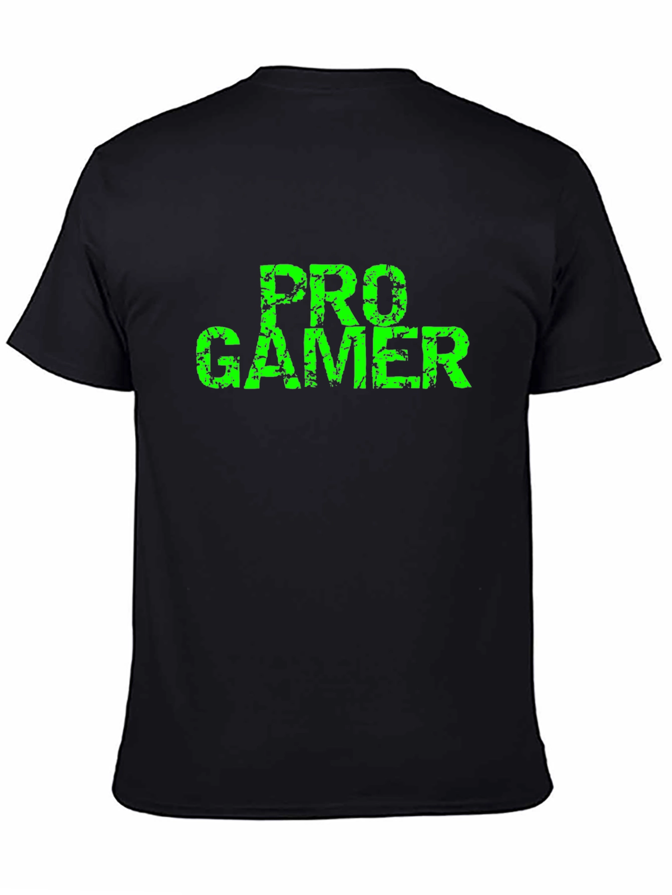 Pro Gamer Black T-Shirt - Distressed Graphic