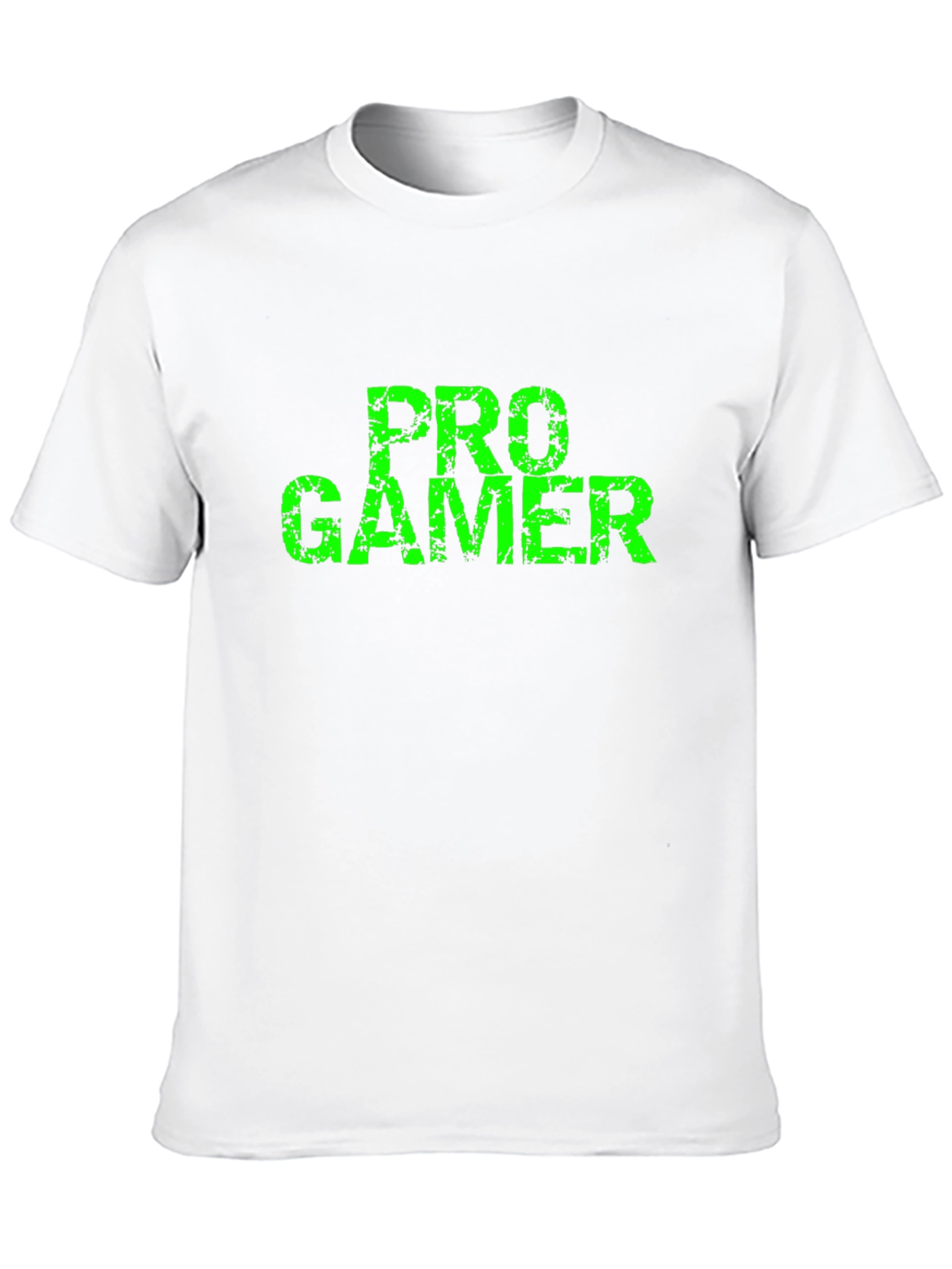 Pro Gamer Black T-Shirt - Distressed Graphic