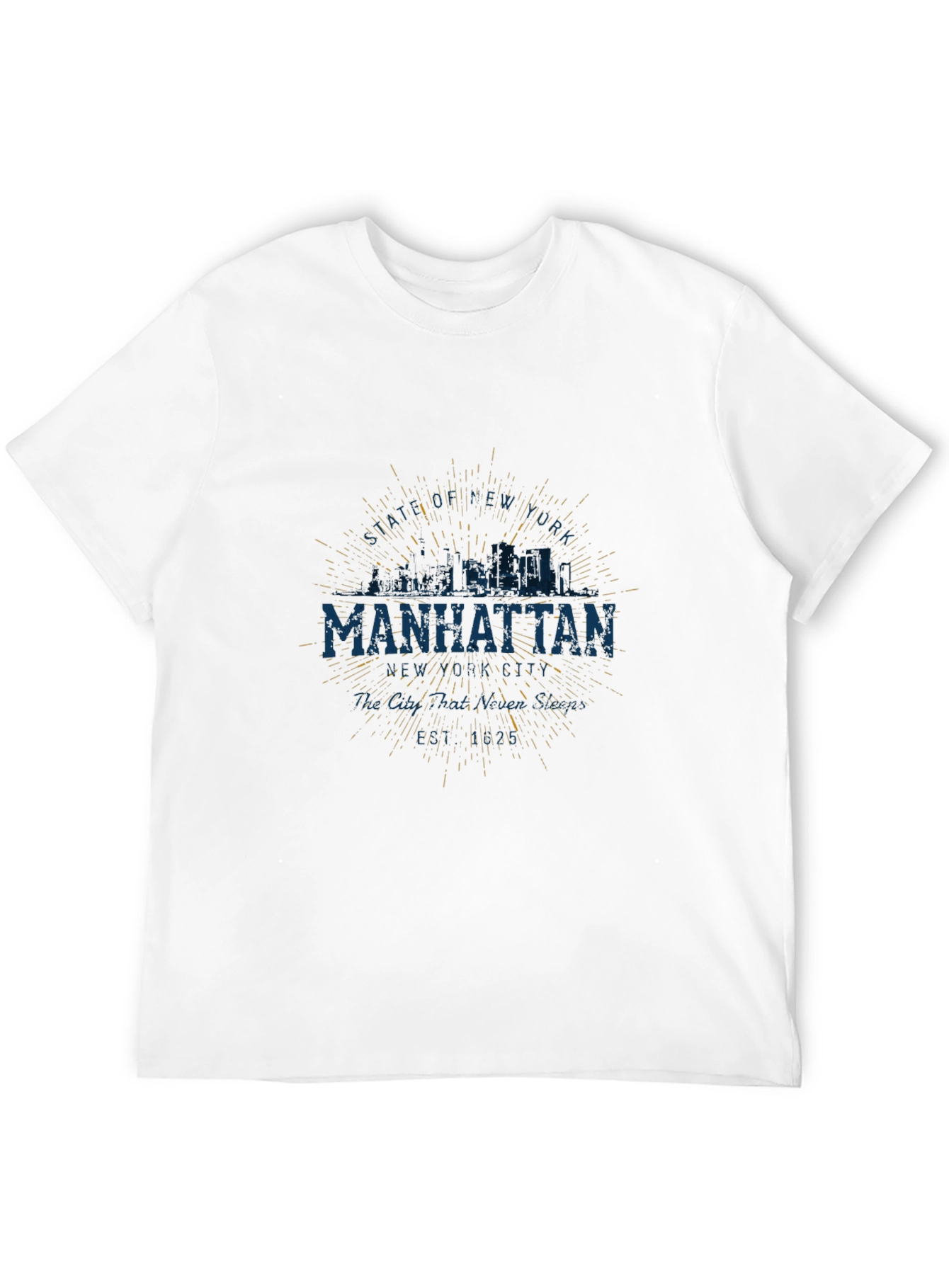 Manhattan Skyline Graphic T-Shirt