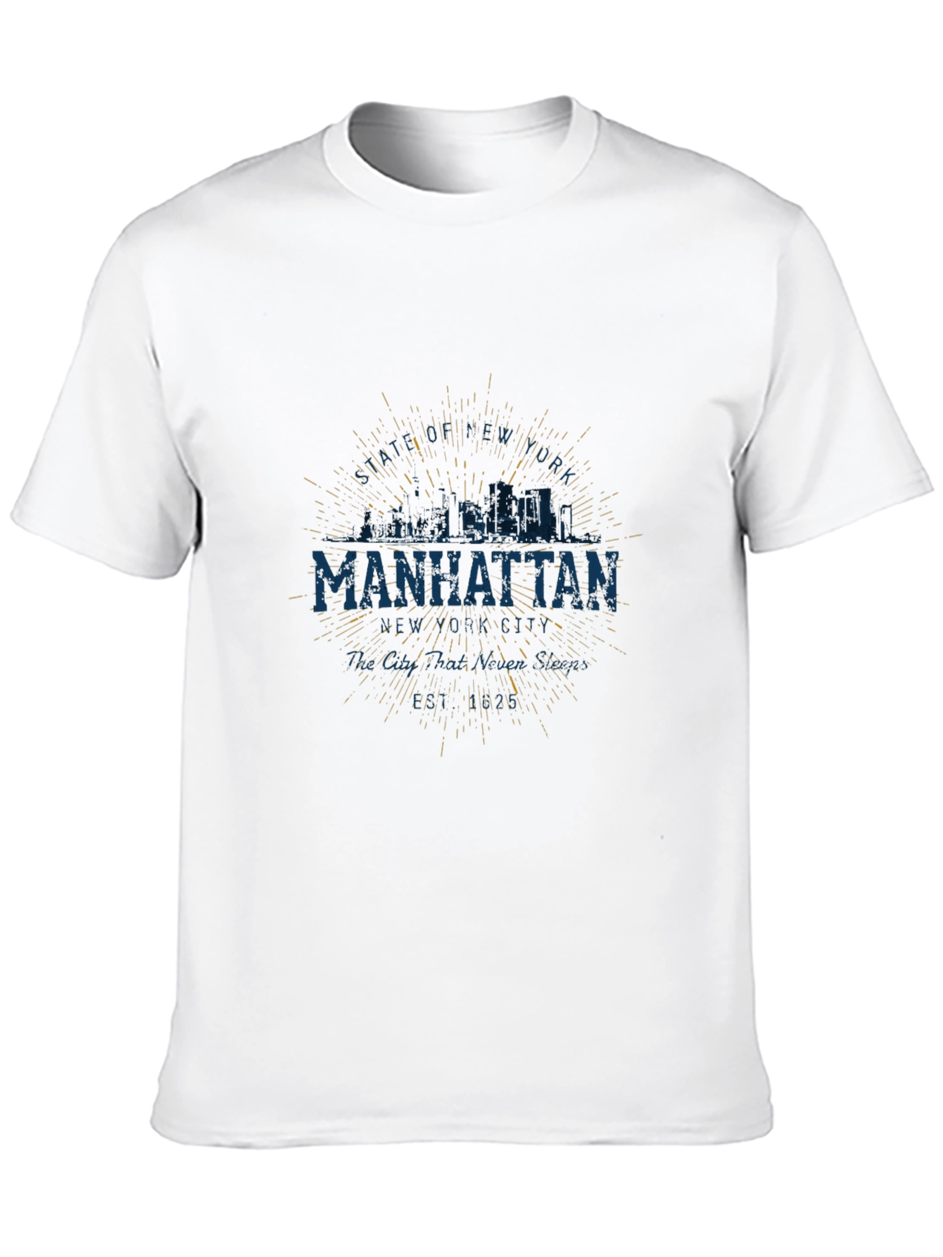 Manhattan Skyline Graphic T-Shirt