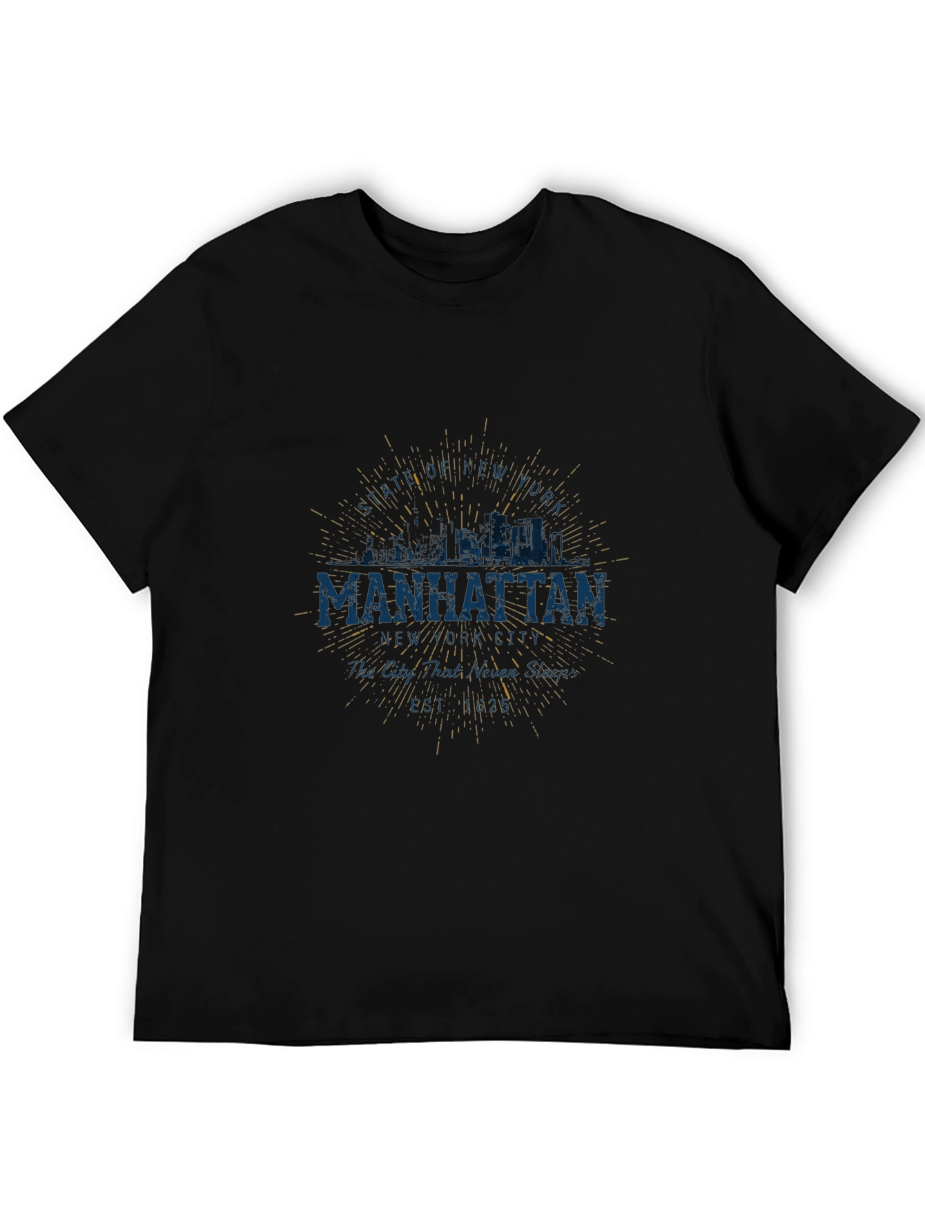 Manhattan Skyline Graphic T-Shirt