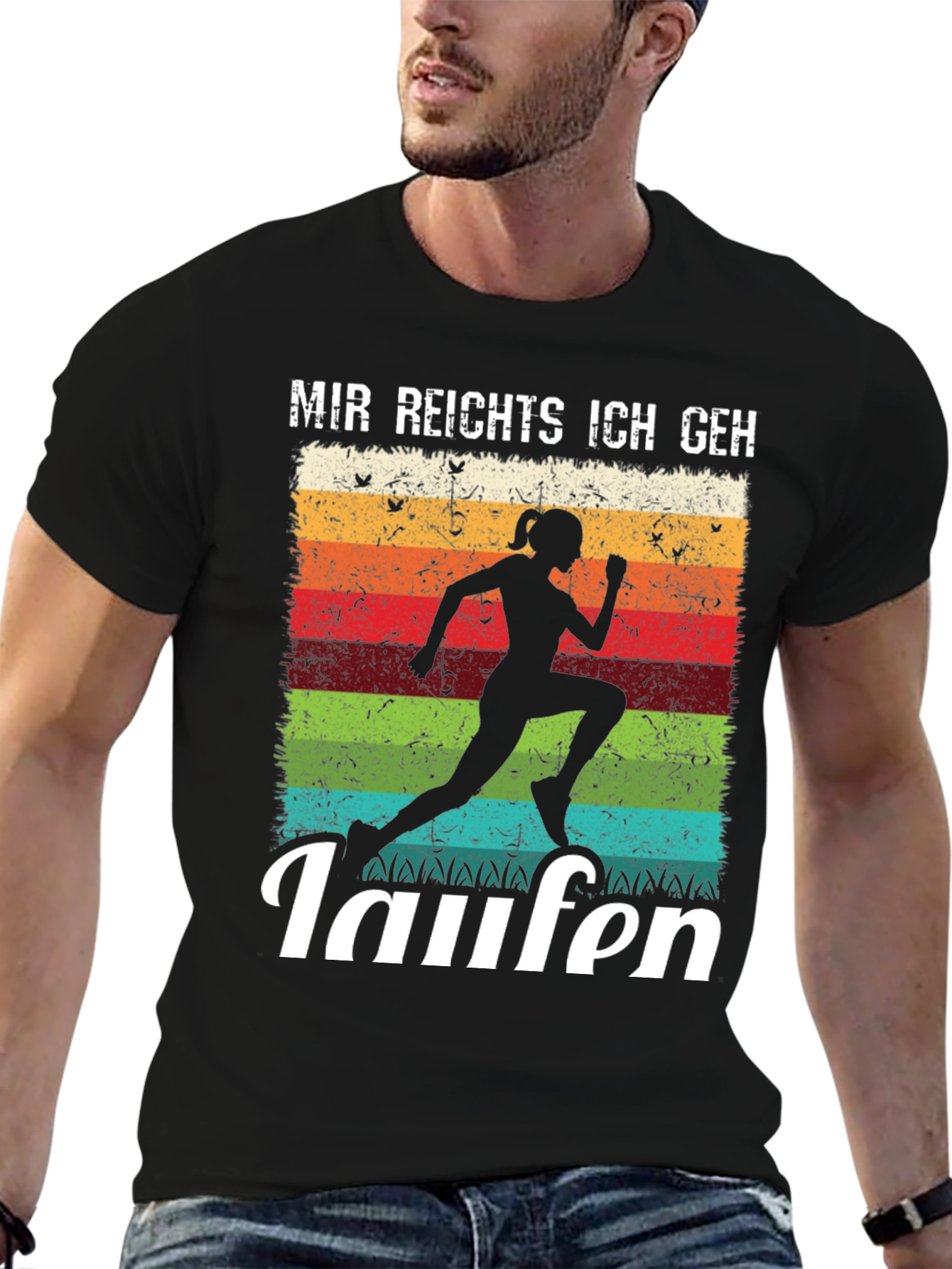Mir Reichts Ich Geh Laufen Running Graphic Tee