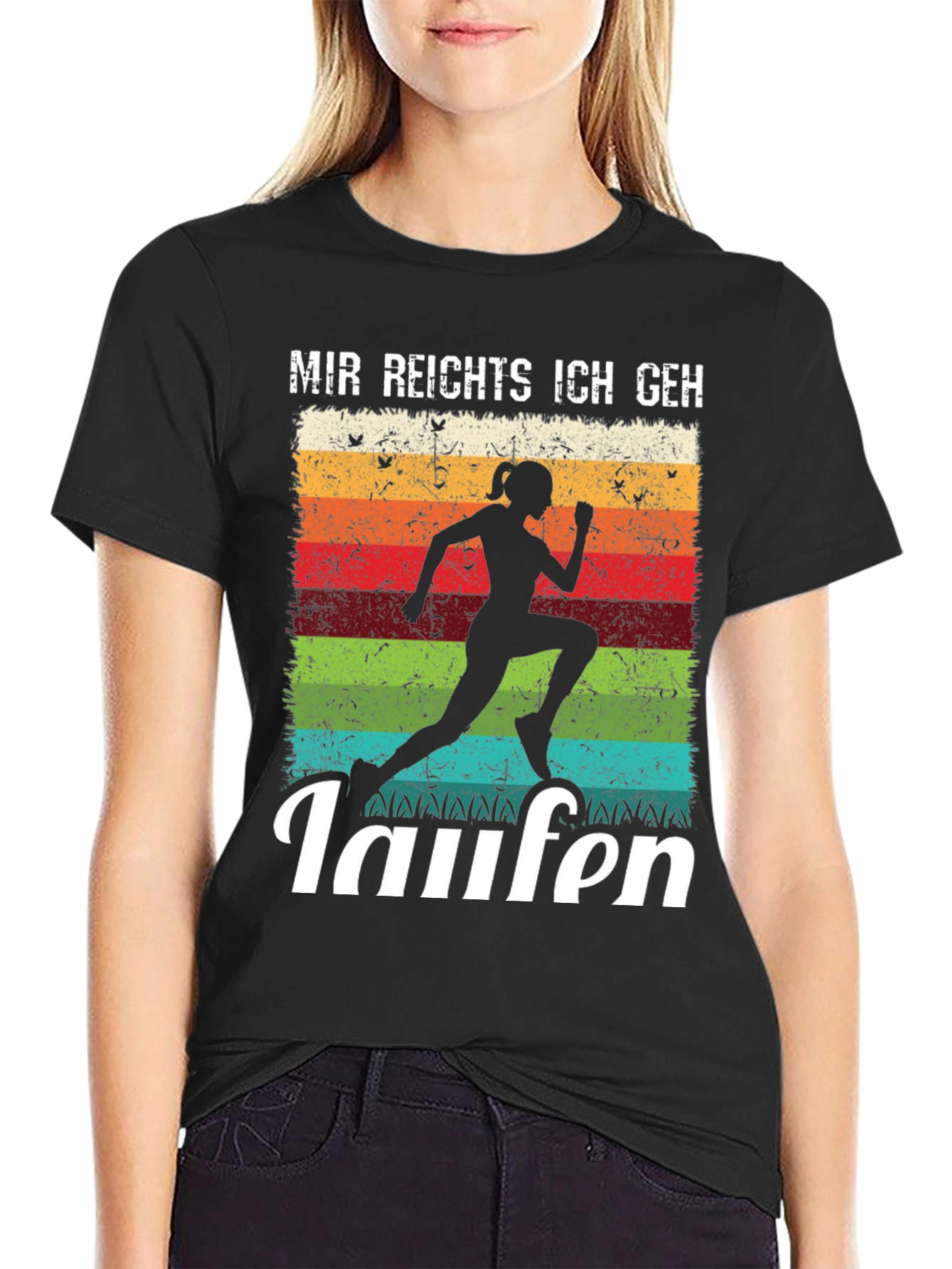 Mir Reichts Ich Geh Laufen Running Graphic Tee