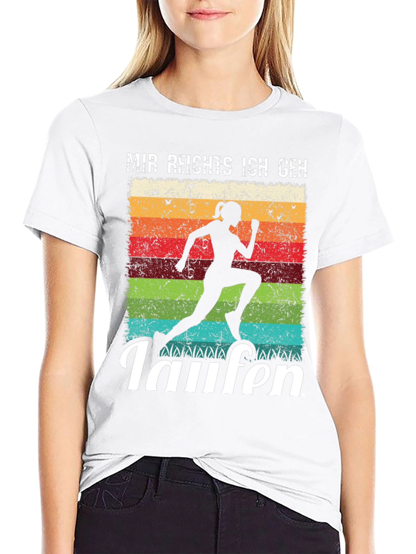 Mir Reichts Ich Geh Laufen Running Graphic Tee