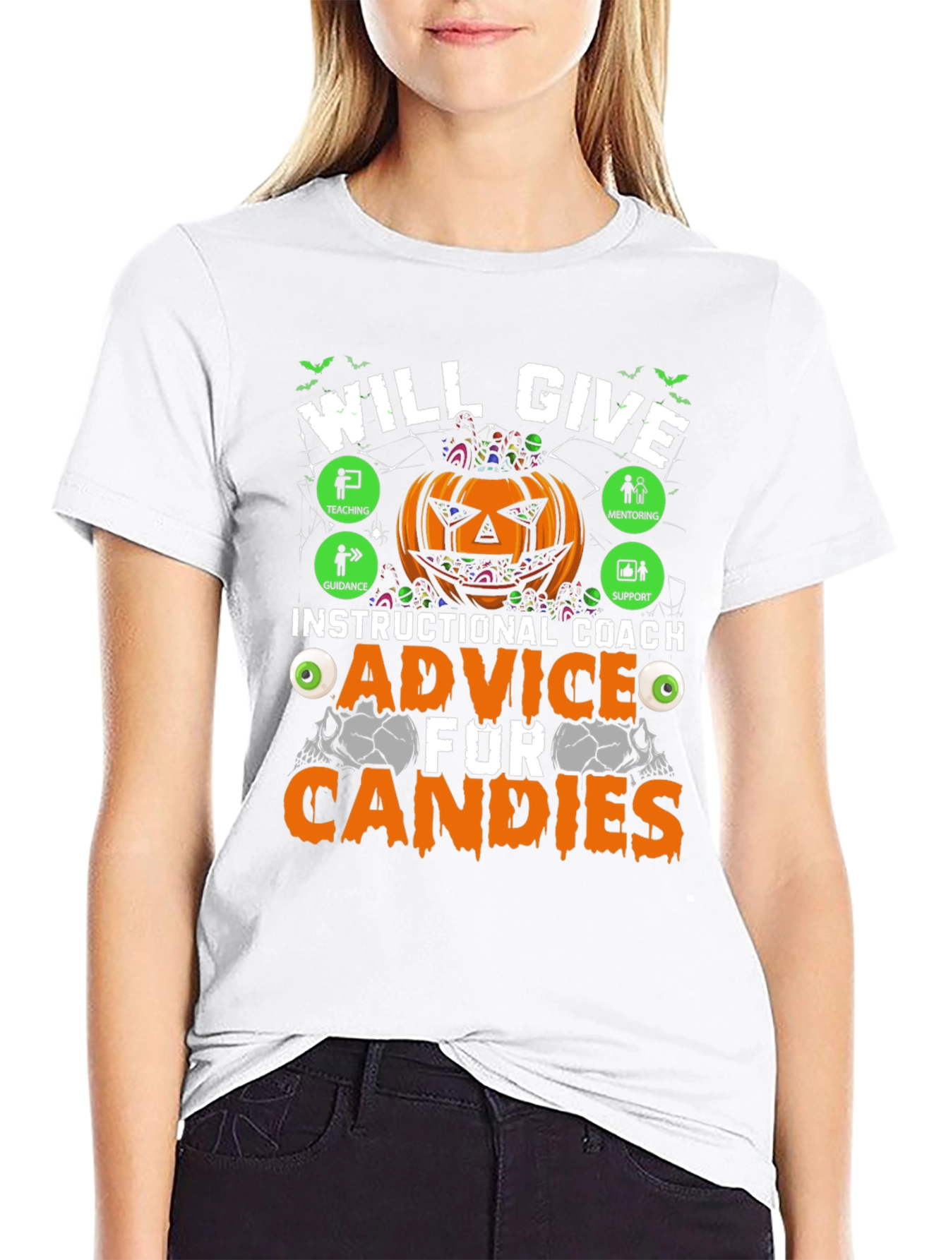 Instructional Coach Halloween Advice T-Shirt