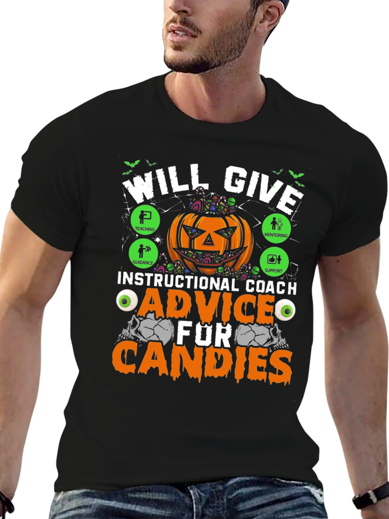 Instructional Coach Halloween Advice T-Shirt