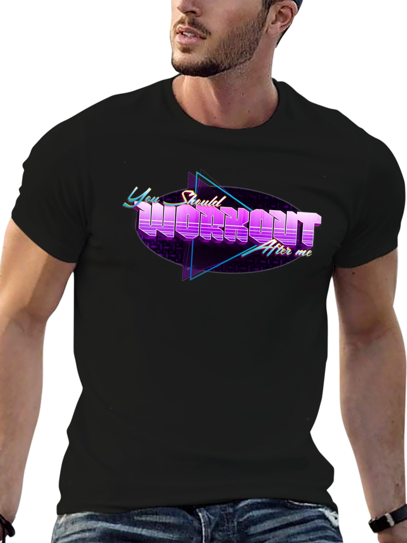 Retro Workout Tee - Motivation Apparel