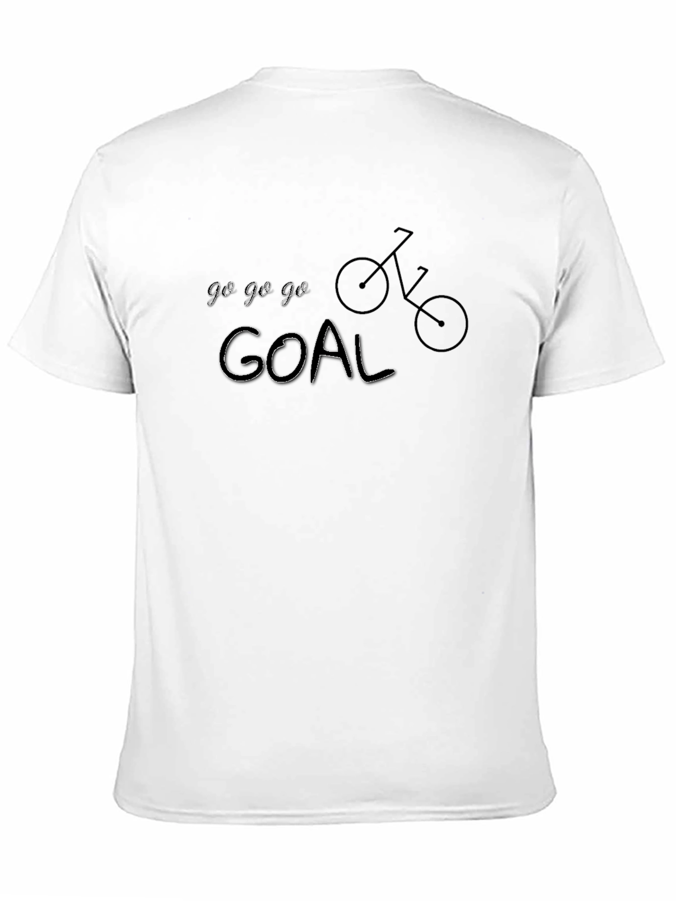 Go Go Goal Black Graphic T-Shirt