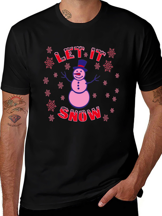 Festive Snowman Graphic Tee