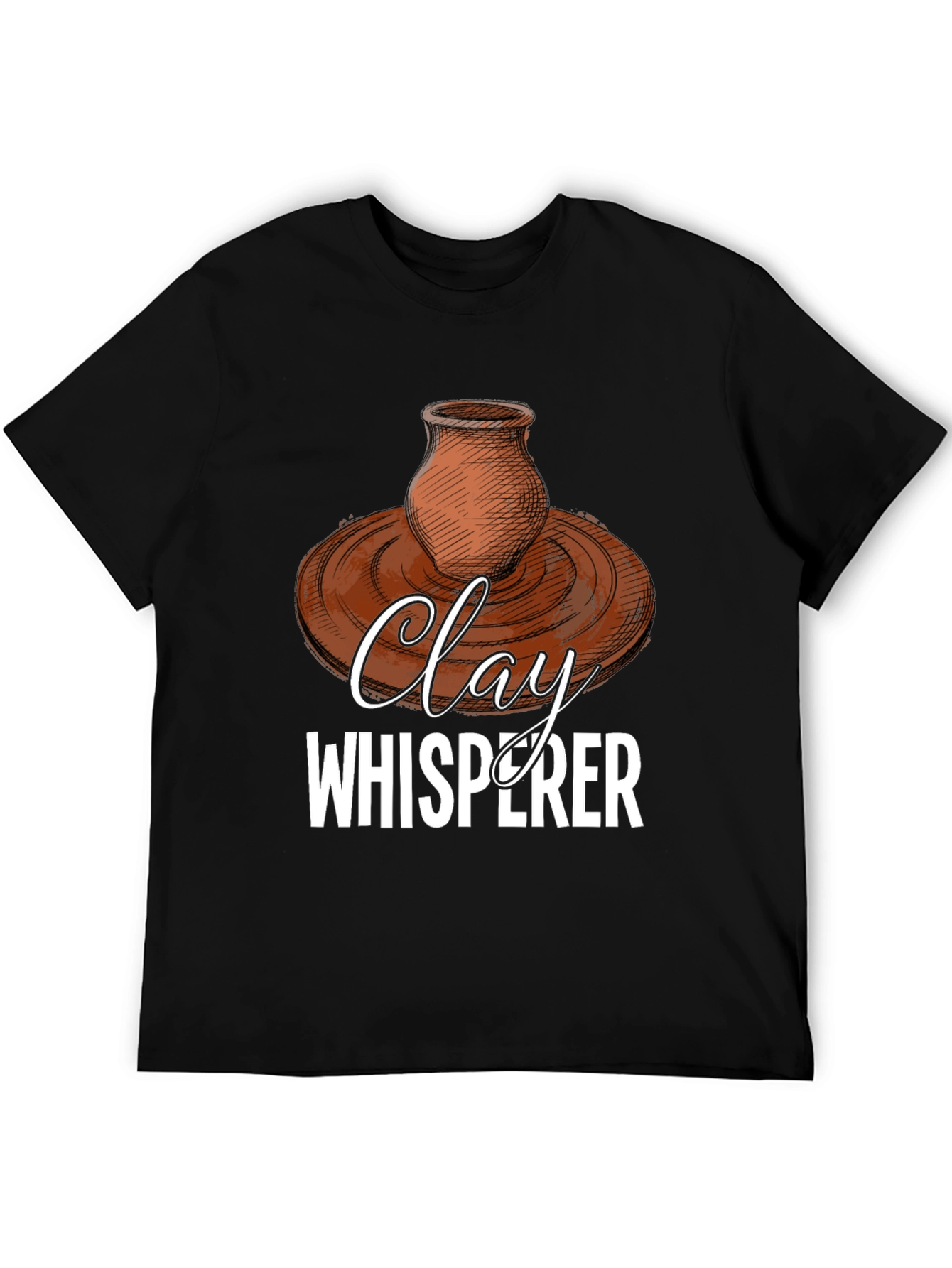 Clay Whisperer Graphic Tee - Pottery Lover T-Shirt