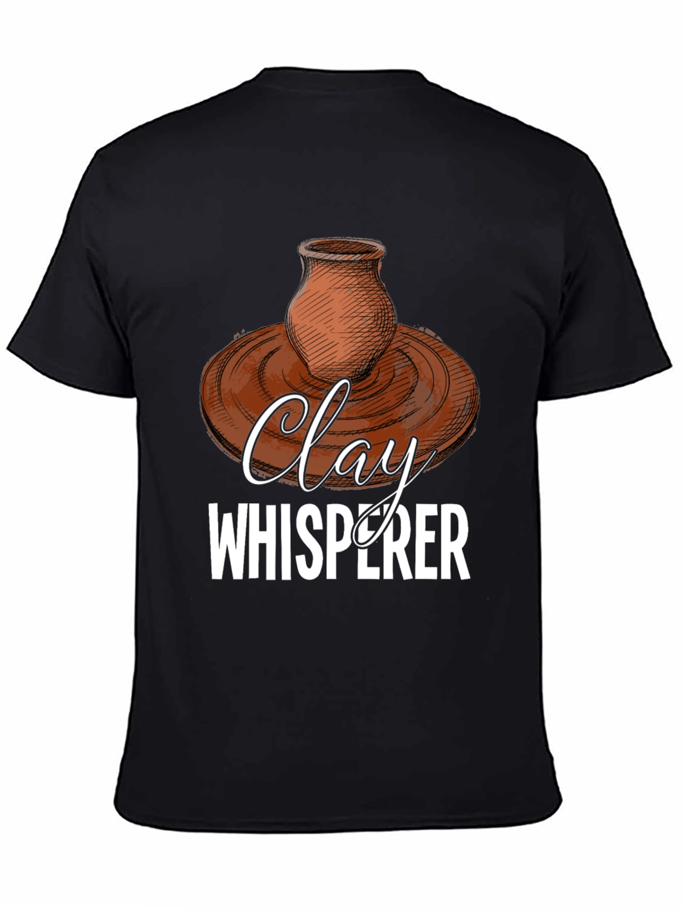 Clay Whisperer Graphic Tee - Pottery Lover T-Shirt