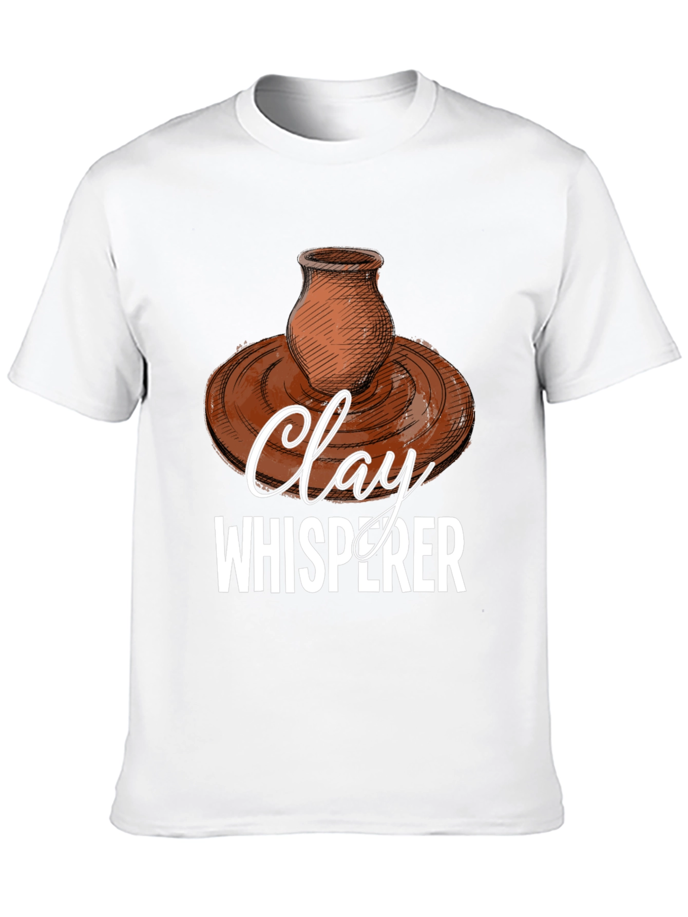Clay Whisperer Graphic Tee - Pottery Lover T-Shirt