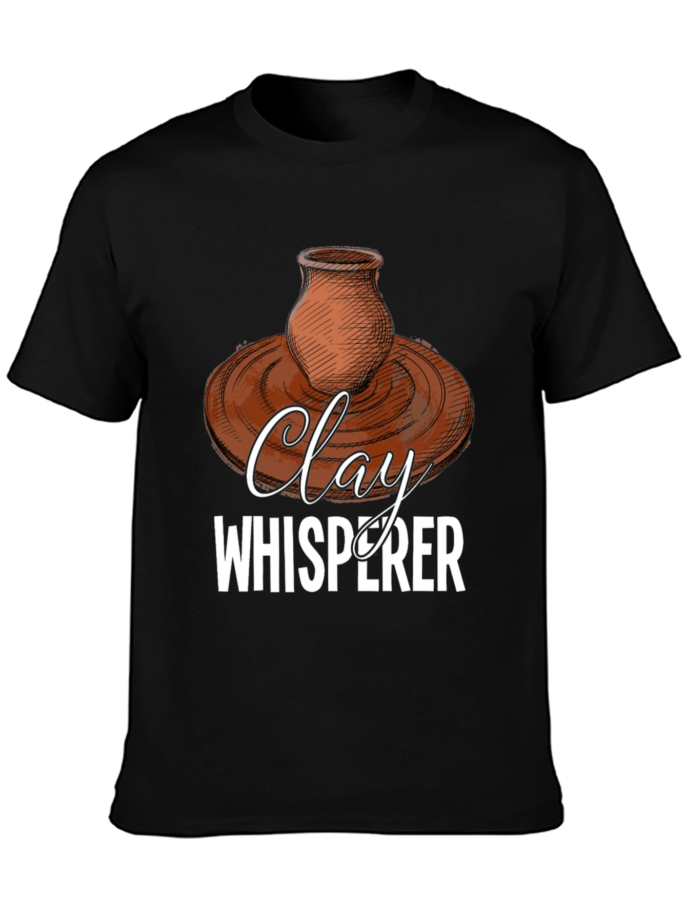 Clay Whisperer Graphic Tee - Pottery Lover T-Shirt