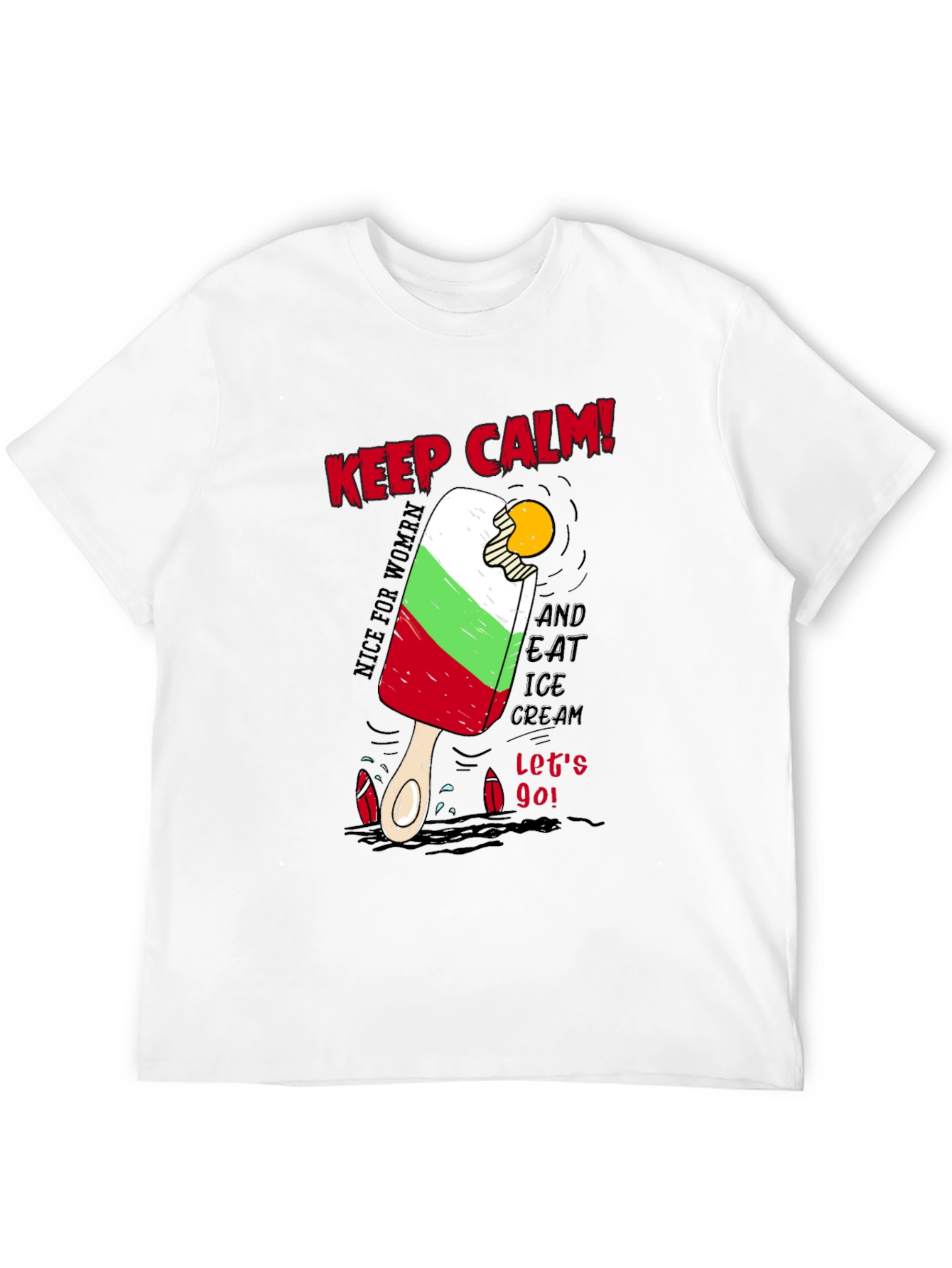 Keep Calm Ice Cream T-Shirt