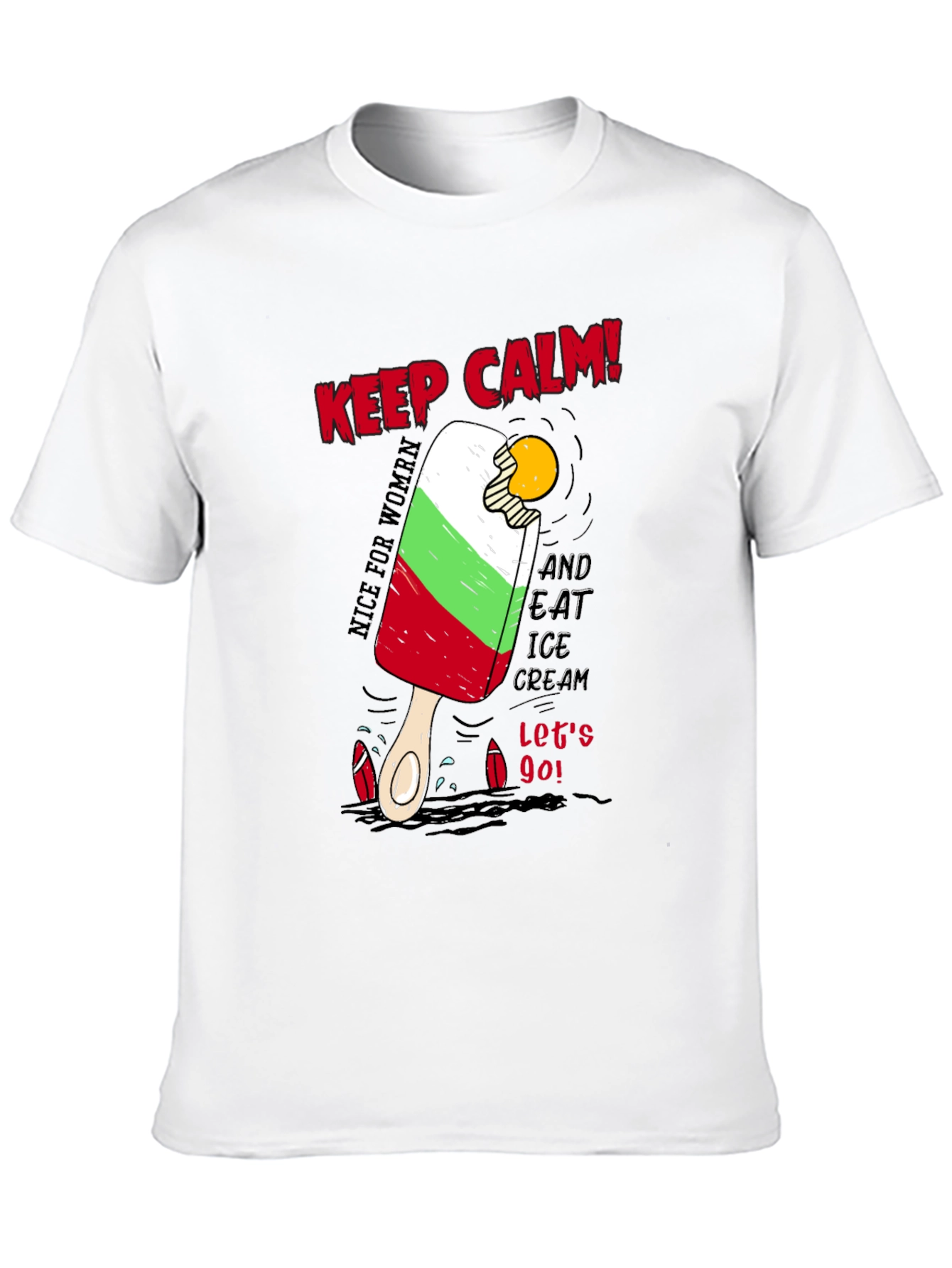 Keep Calm Ice Cream T-Shirt