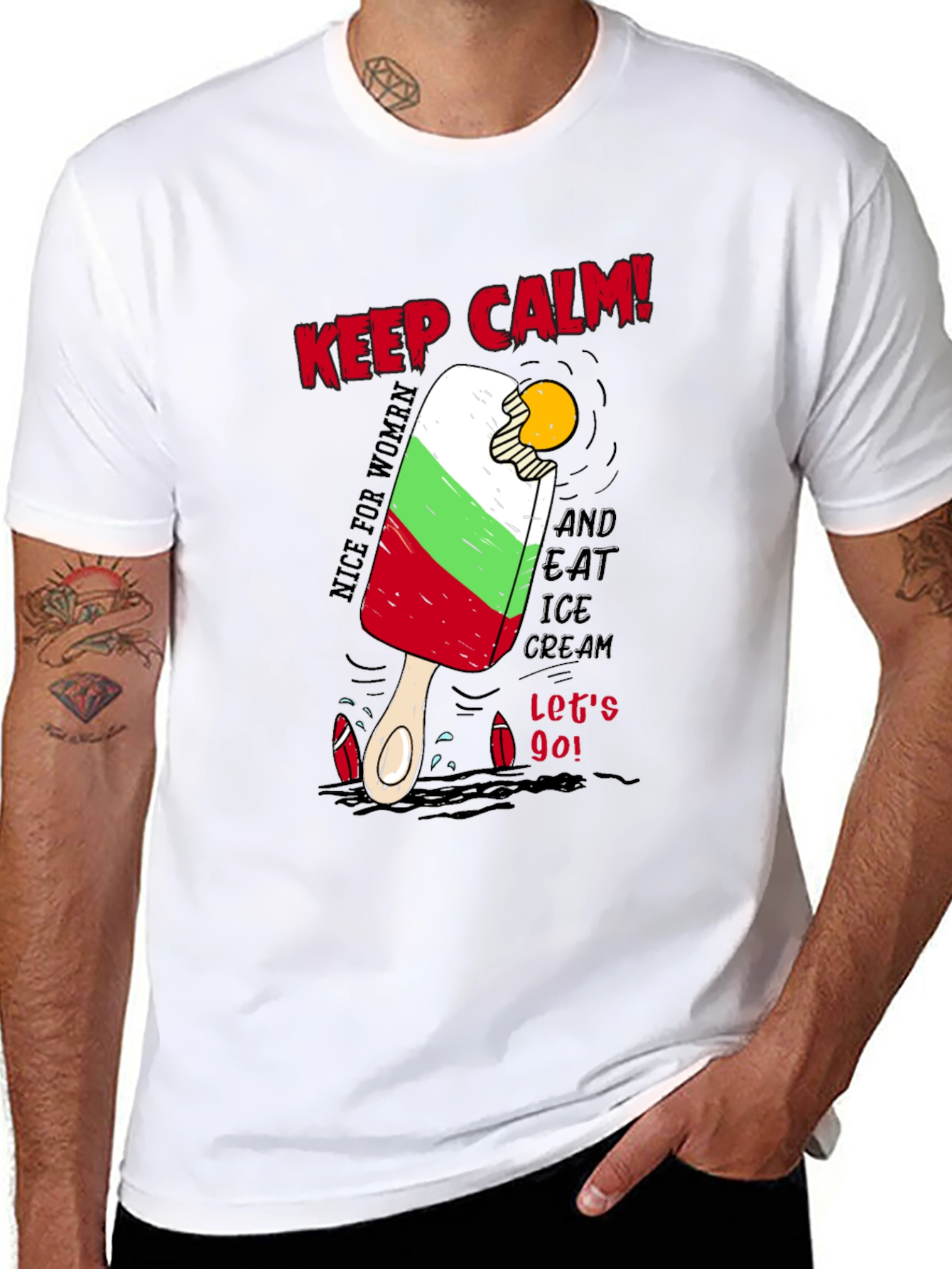 Keep Calm Ice Cream T-Shirt