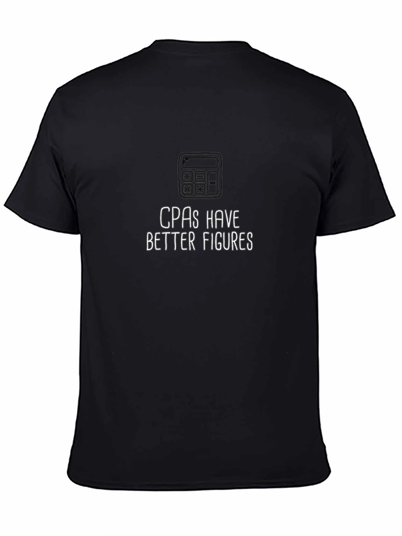 CPA Better Figures Black T-Shirt