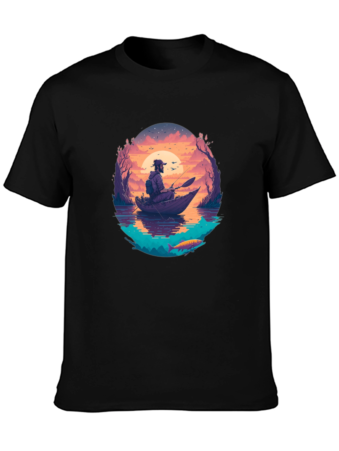 Fishing Sunset T-Shirt