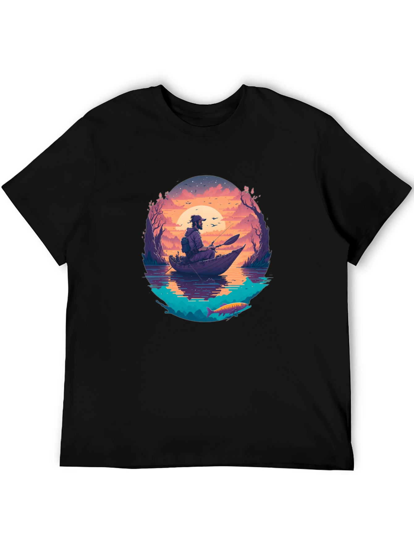 Fishing Sunset T-Shirt