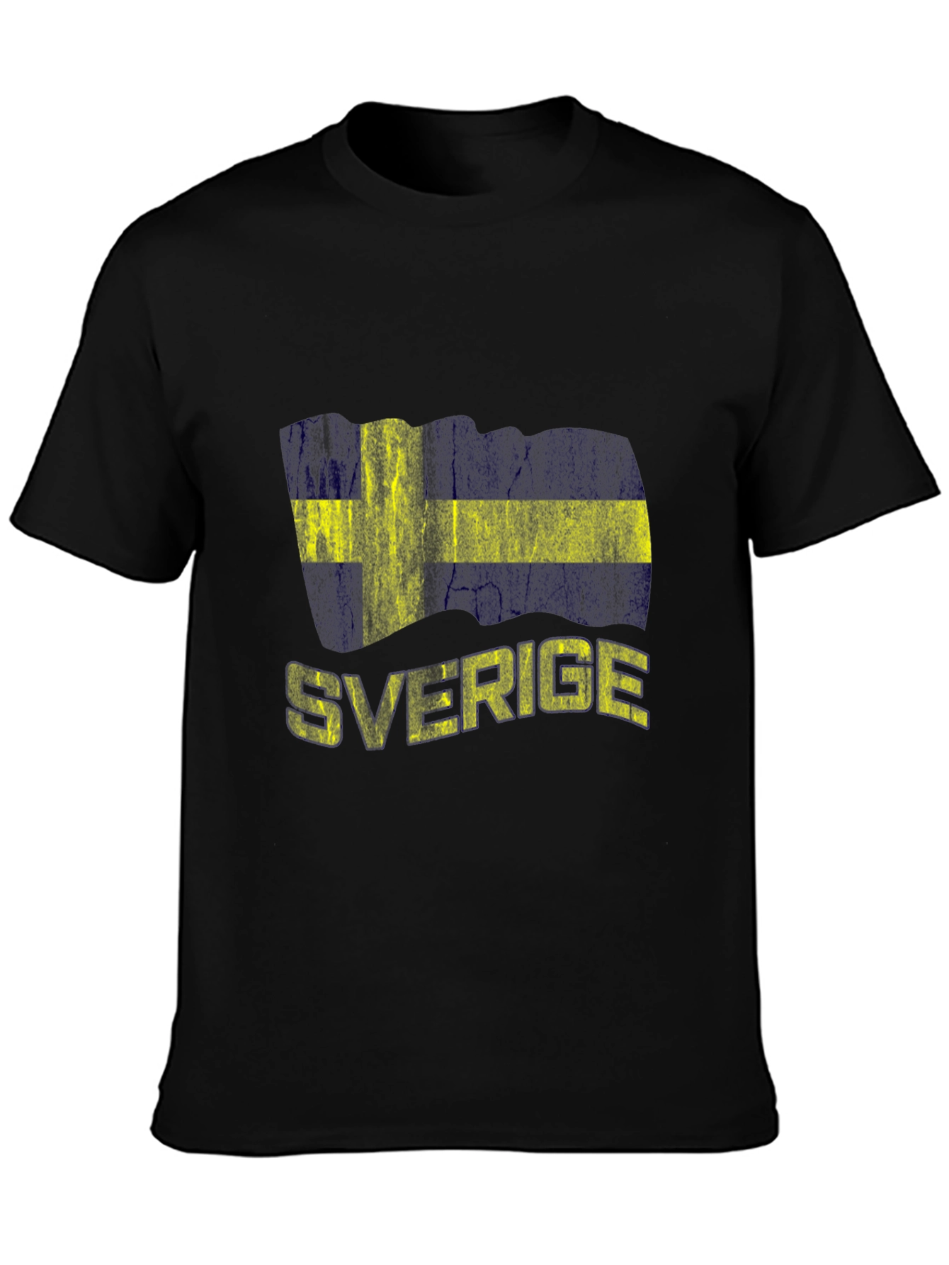 Sweden Flag T-Shirt Sverige Design